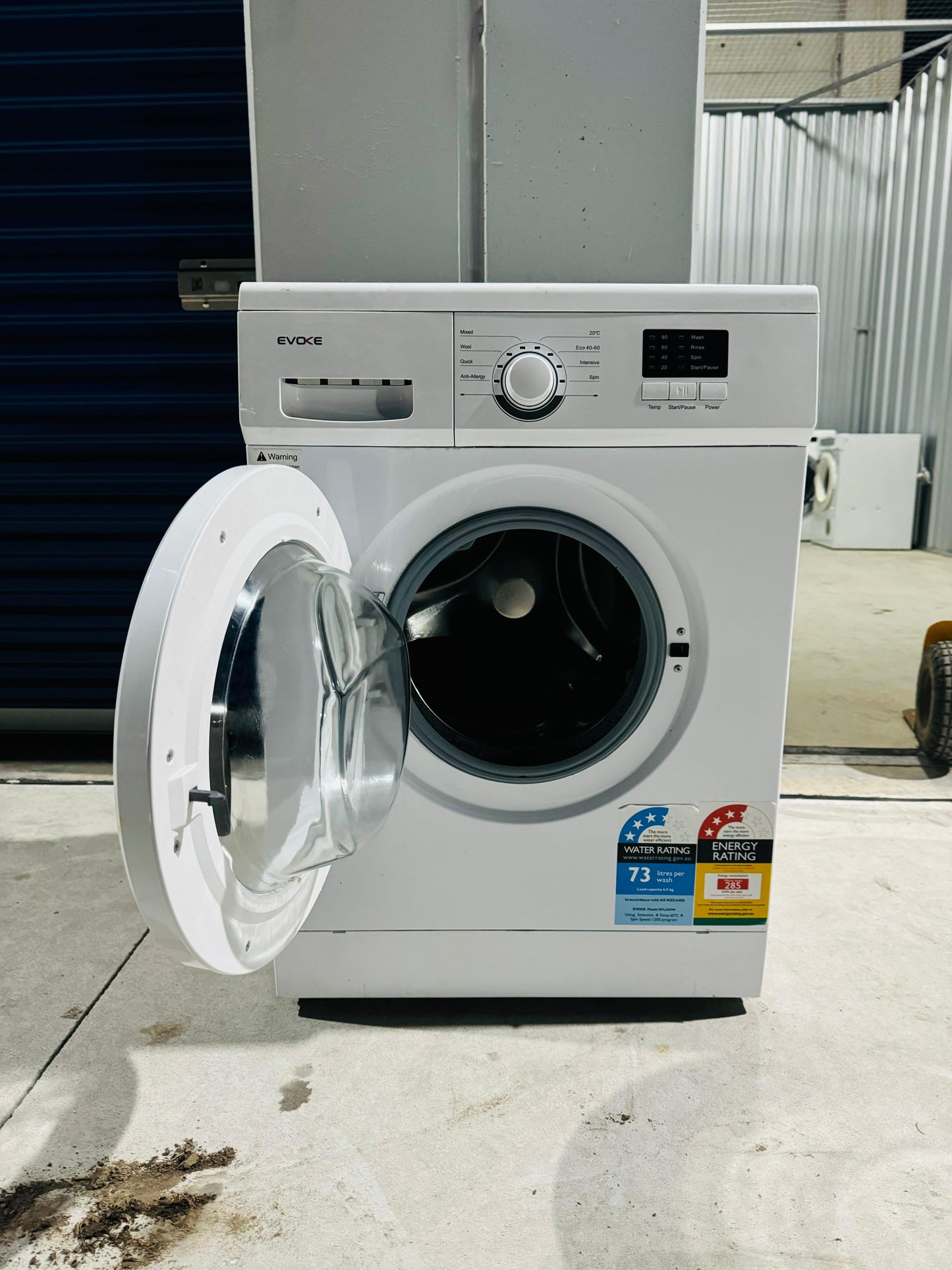 **EVOKE 6KGS FRONT LOADER WASHING MACHINE**