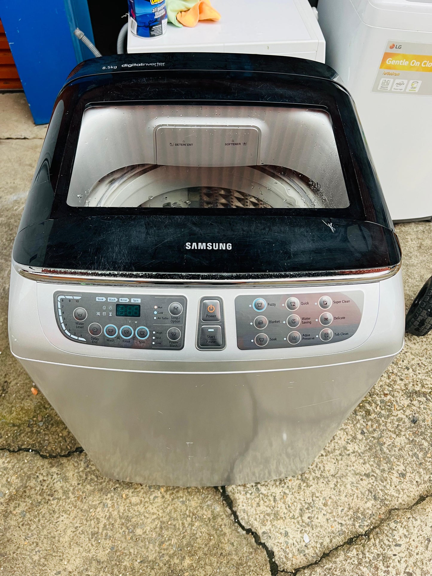 **SAMSUNG 8.5KGS TOP LOADER WASHING MACHINE**