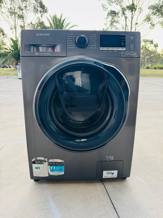 **SAMSUNG 8.5KGS FRONT LOADER WASHING MACHINE*