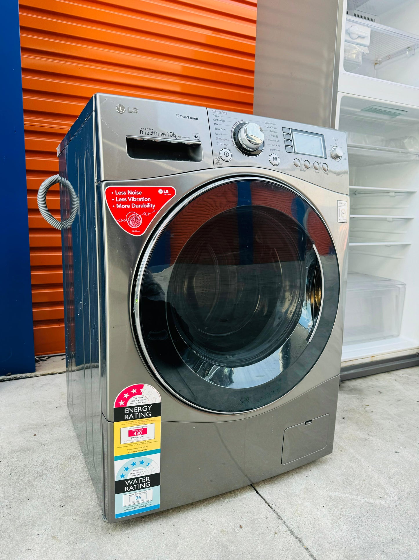 **LG 10KGS FRONT LOADER WASHING MACHINE**