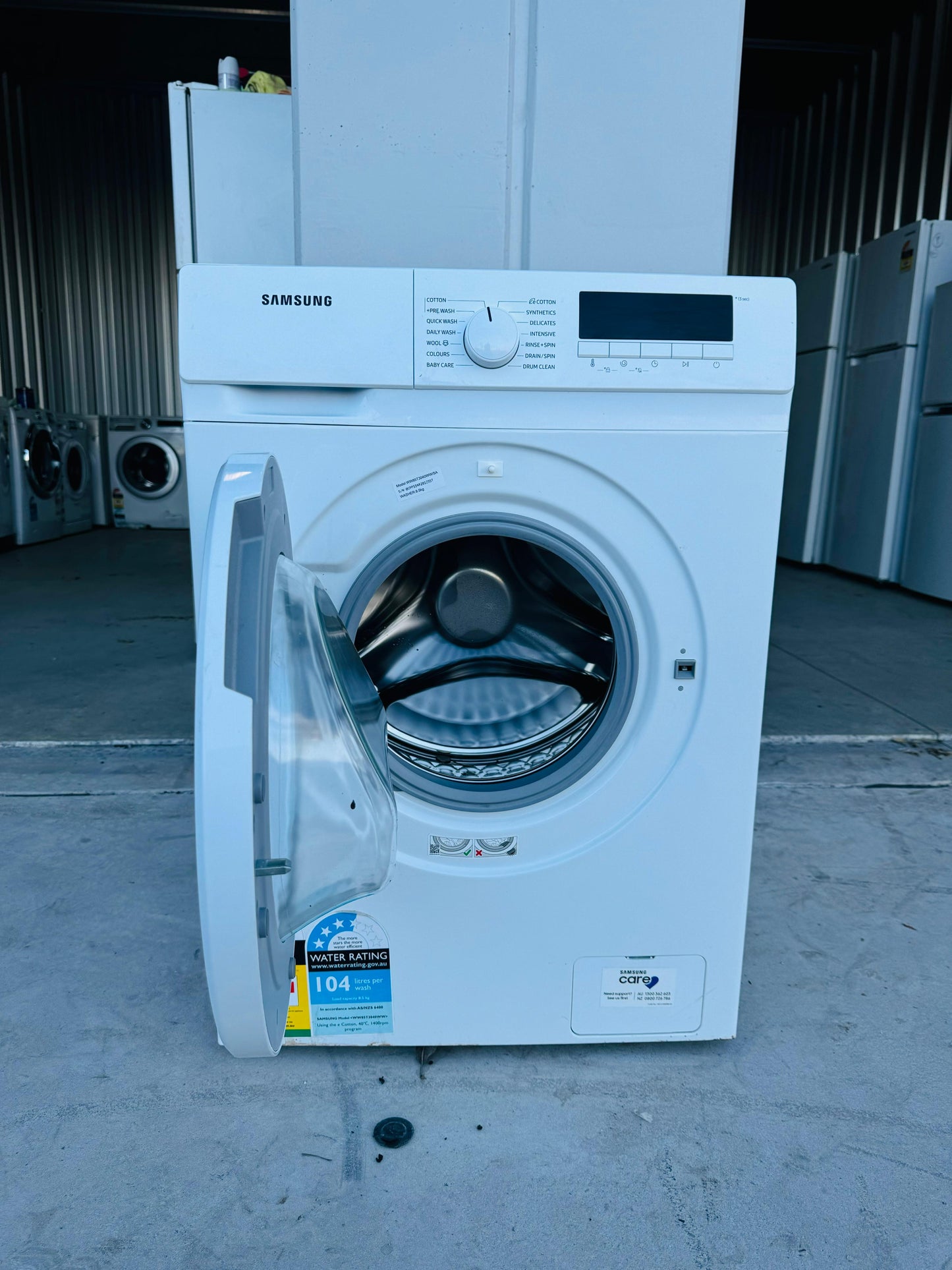 **SAMSUNG 8.5KGS FRONT LOADER WASHING MACHINE**