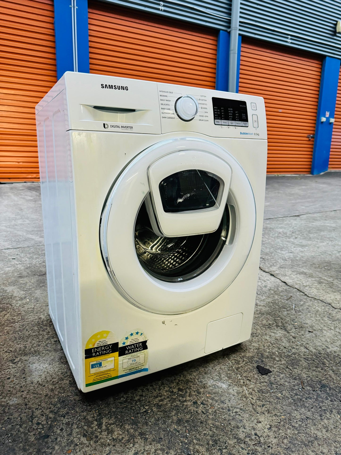 **SAMSUNG 8.5KG FRONT LOADER WASHING MACHINE**