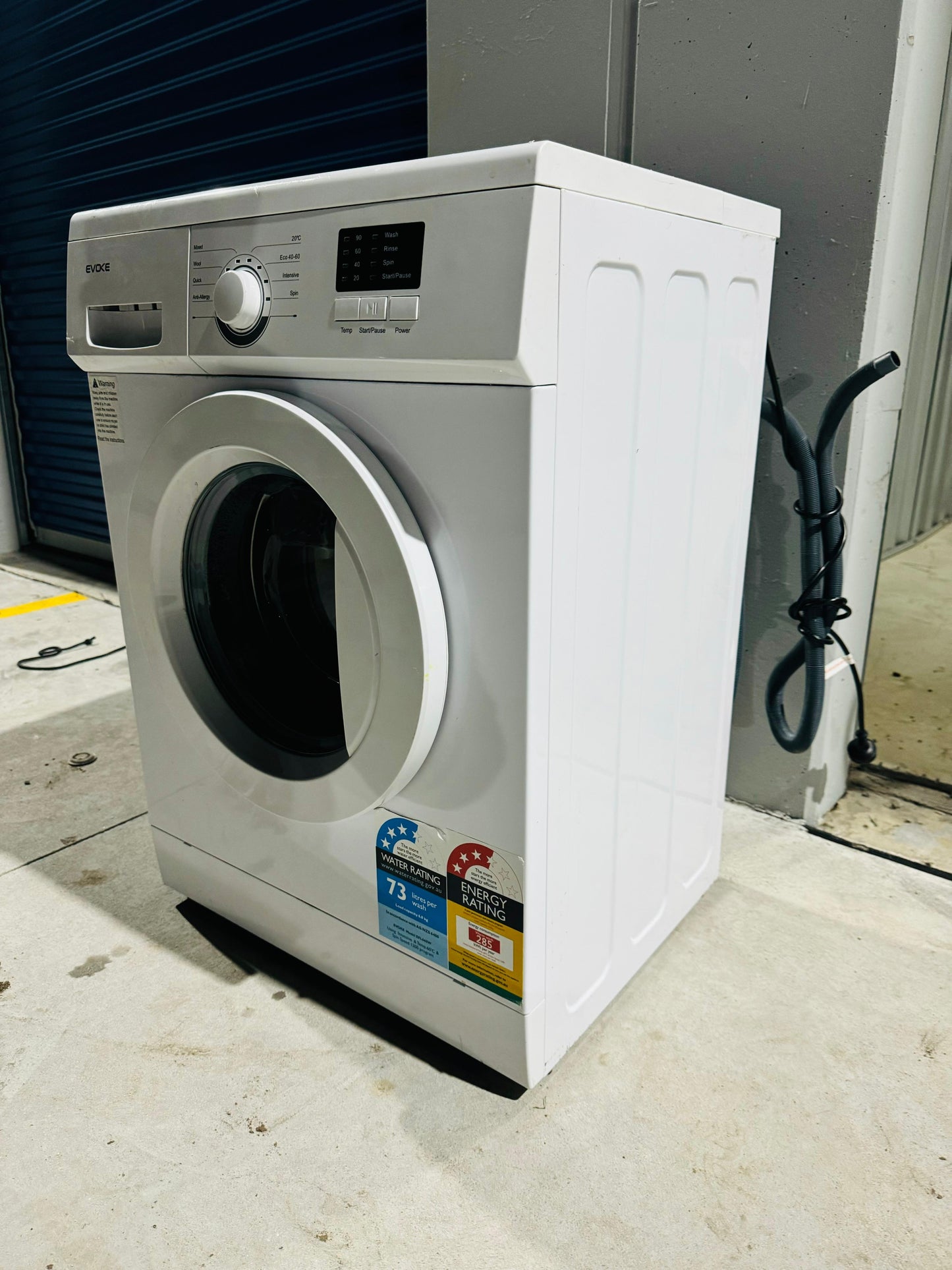 **EVOKE 6KGS FRONT LOADER WASHING MACHINE**