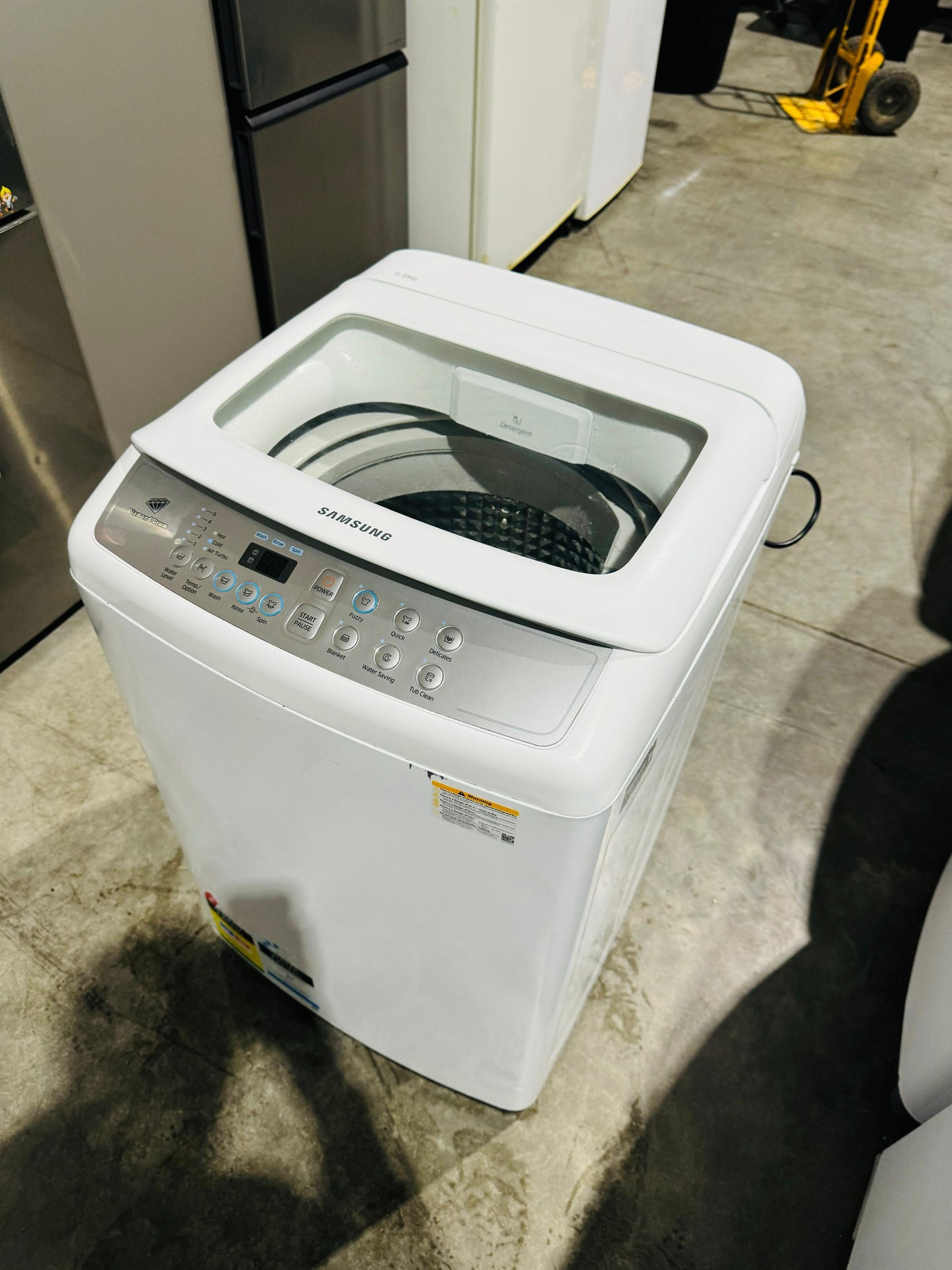 **SAMSUNG 5.5KGS TOP LOADER WASHING MACHINE**