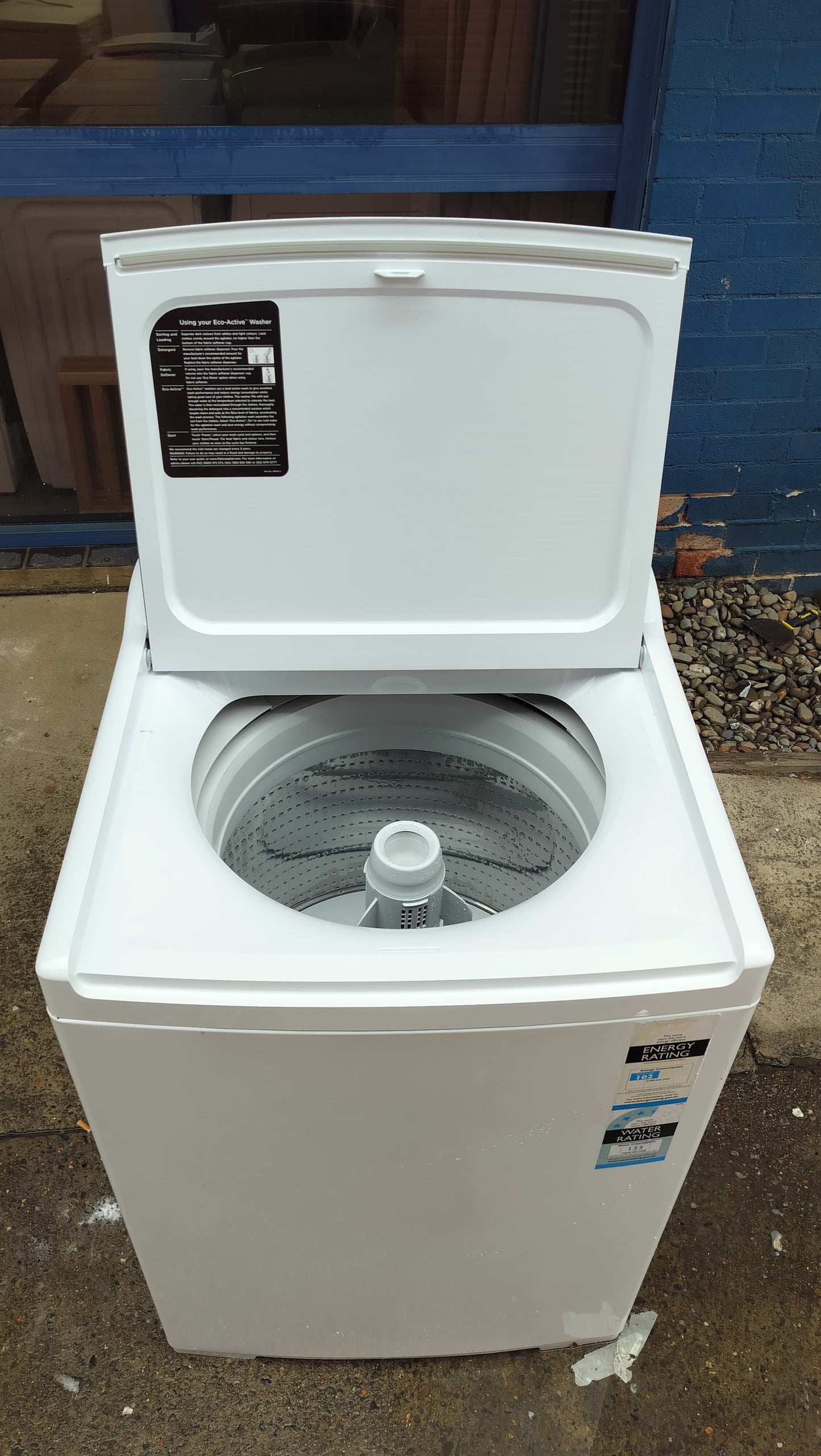 **FISHER & PAYKEL 10 KGS TOPLOADER WASHING MACHINE**