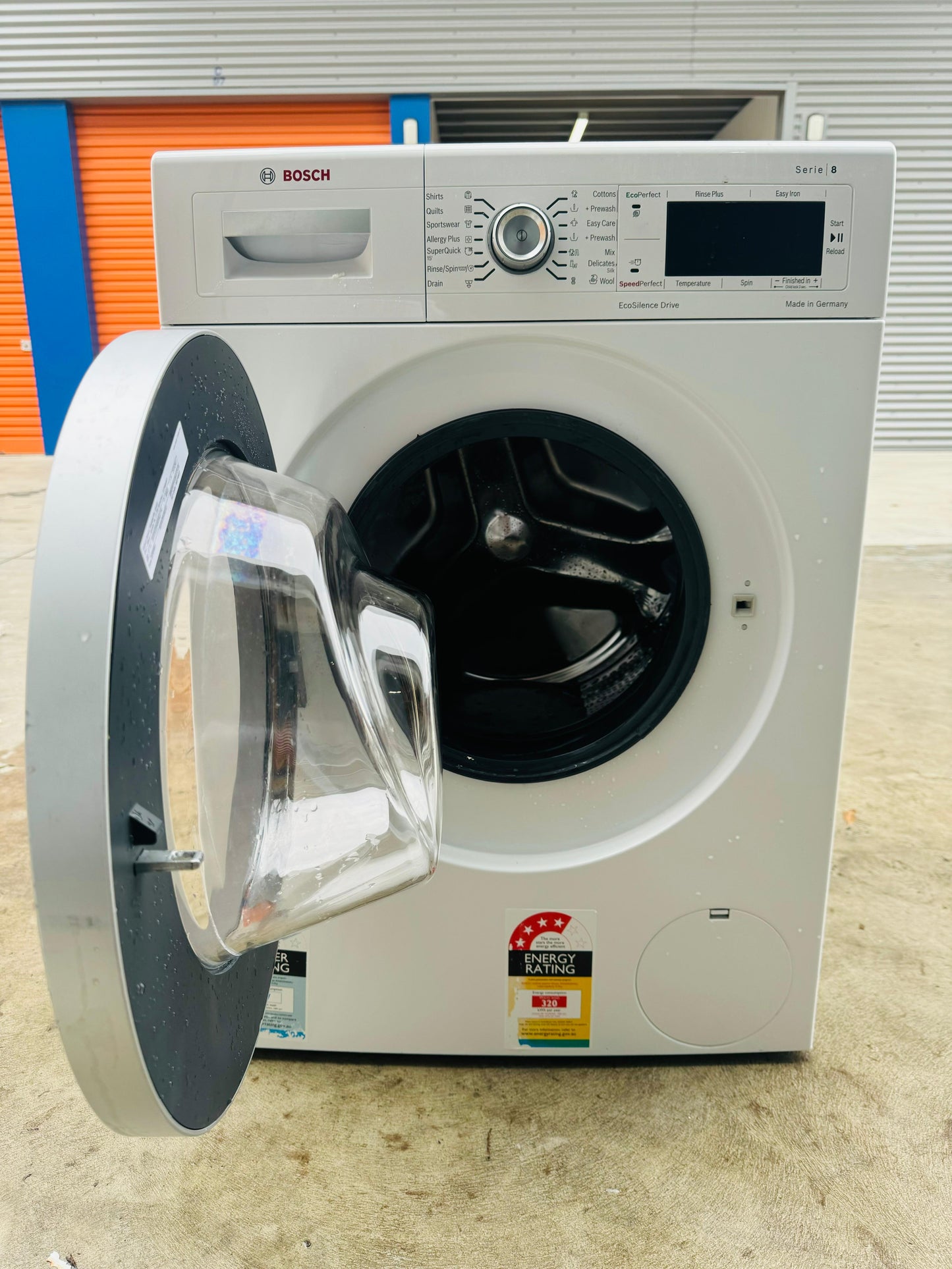 **BOSCH 8KGS FRONT LOADER WASHING MACHINE**