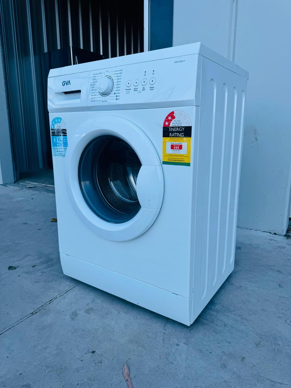 **GVA 6KGS FRONT LOADER WASHING MACHINE**