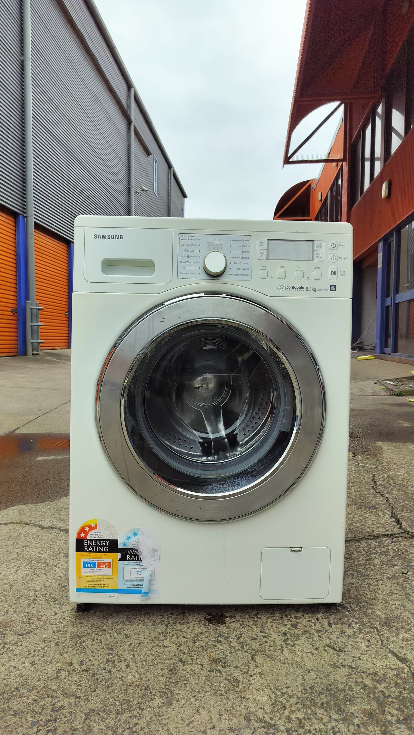 **SAMSUNG 8.5 KGS FRONT LOADER WASHING MACHINE**