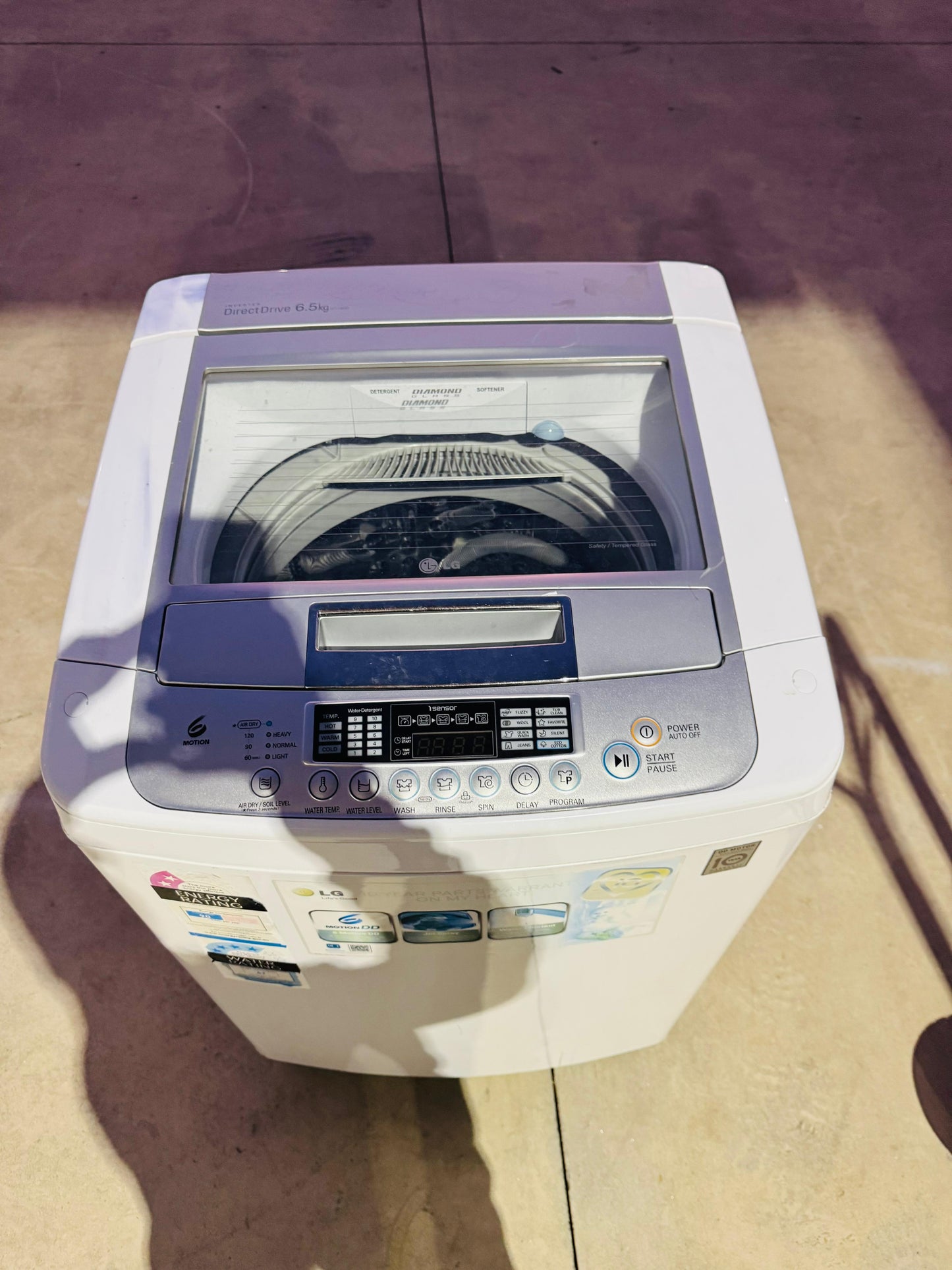 **LG 6.5 KGS TOP LOADER WASHING MACHINE**