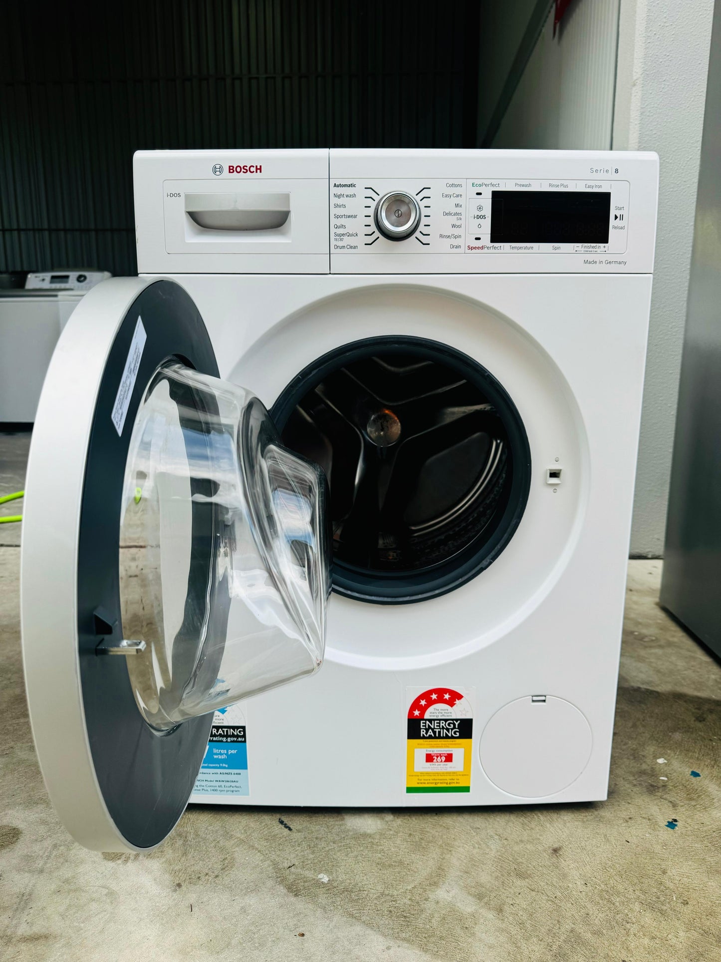 **BOSCH 9KGS FRONT LOADER WASHING MACHINE**