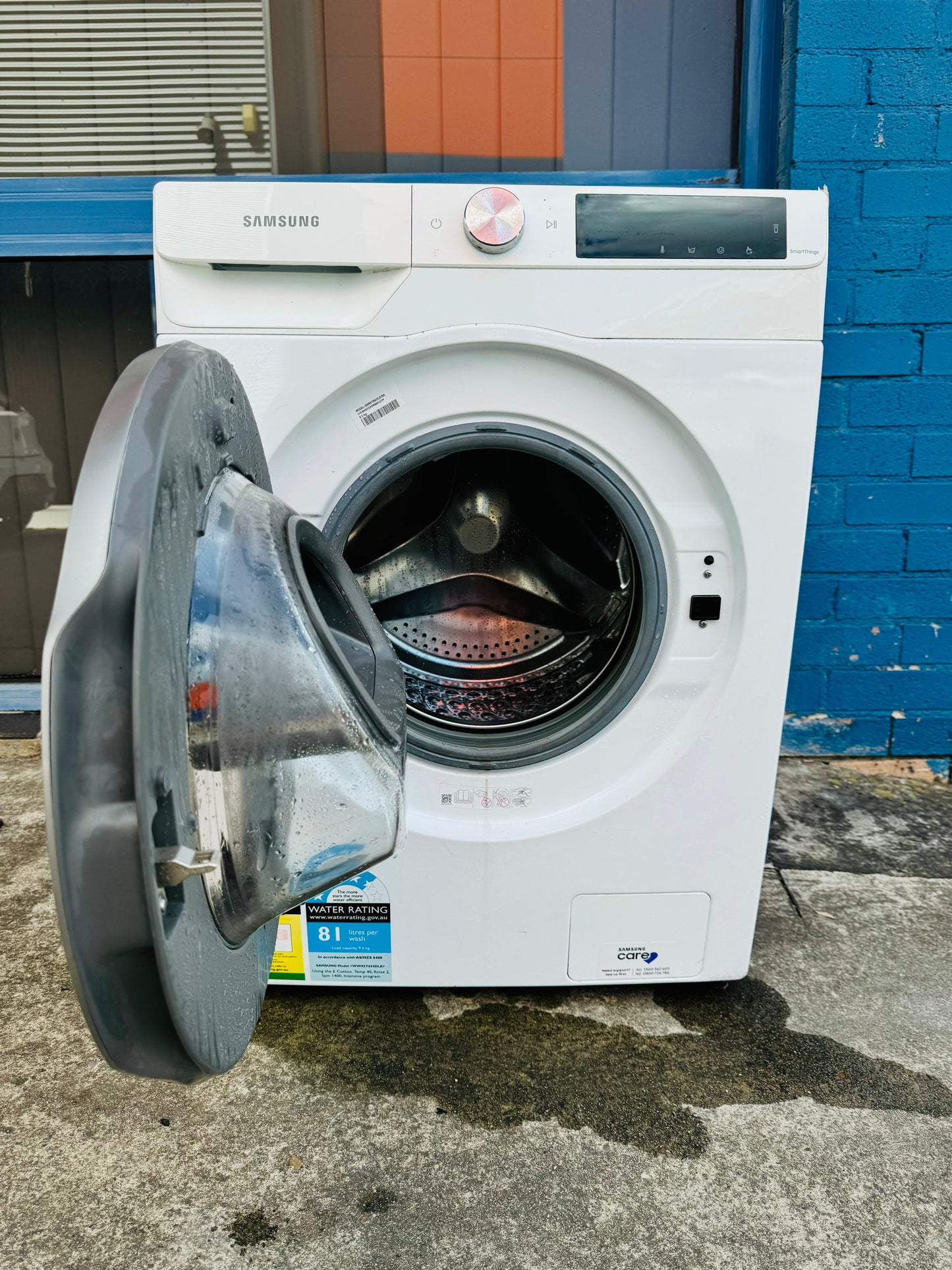 **SAMSUNG 9.5KGS FRONT LOADER WASHING MACHINE**