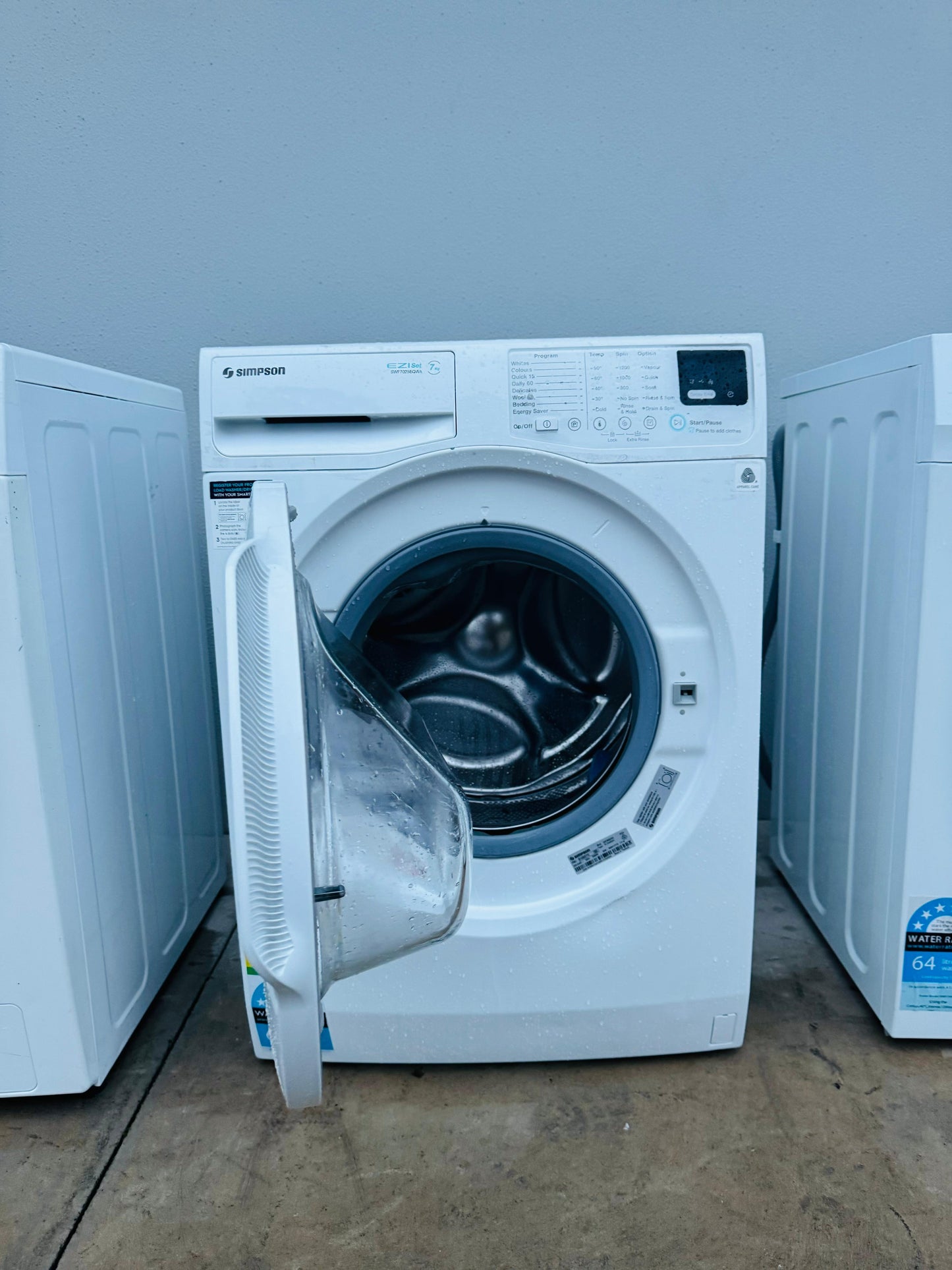 **SIMPSON 7KGS FRONT LOADER WASHING MACHINE**