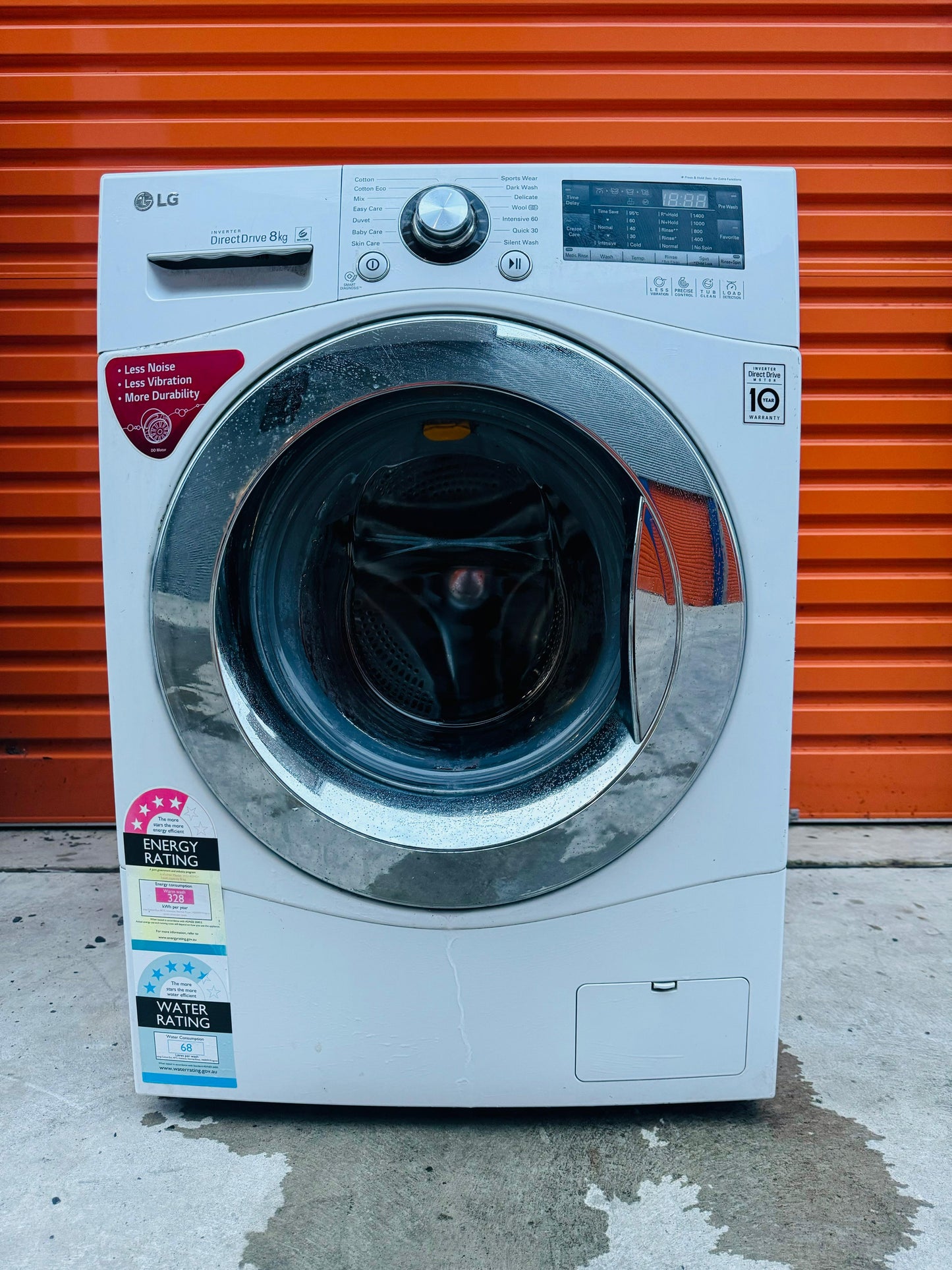 **LG 8 KGS FRONT LOADER WASHING MACHINE**