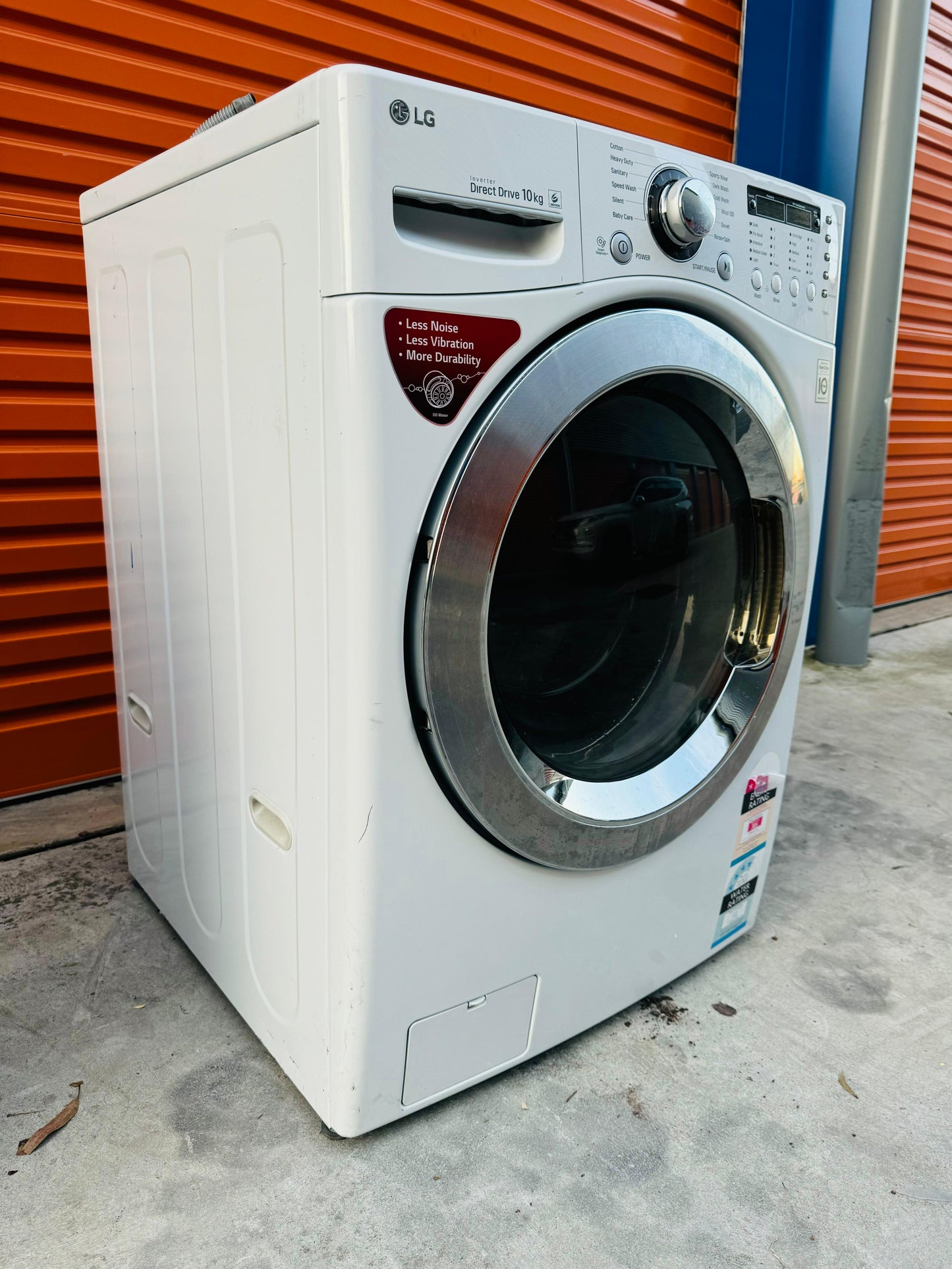 **LG 10KGS FRONT LOADER HEAVY DUTY WASHING MACHINE**