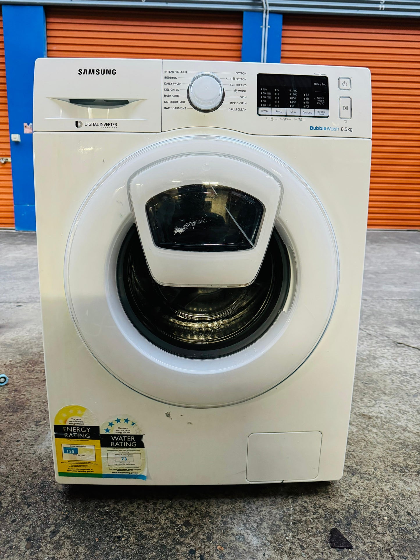 **SAMSUNG 8.5KG FRONT LOADER WASHING MACHINE**