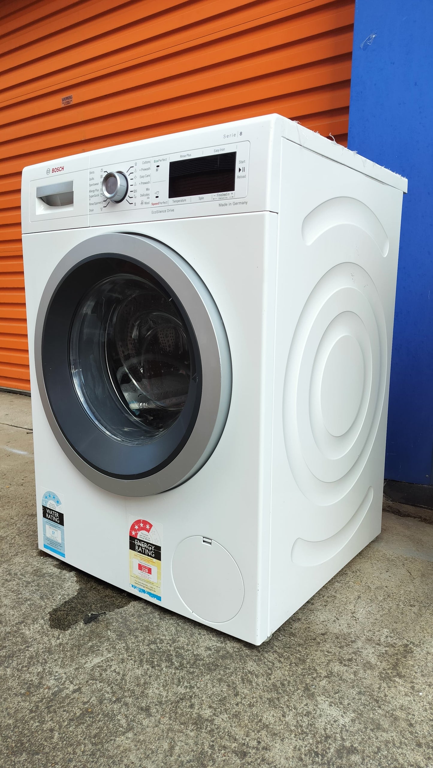 **BOSCH 8kg FRONT LOADER WASHING MACHINE**