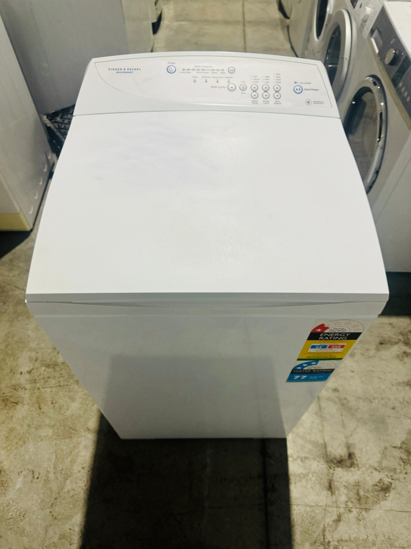 **FISHER & PAYKEL 5.5KGS TOP LOADER WASHING MACHINE**