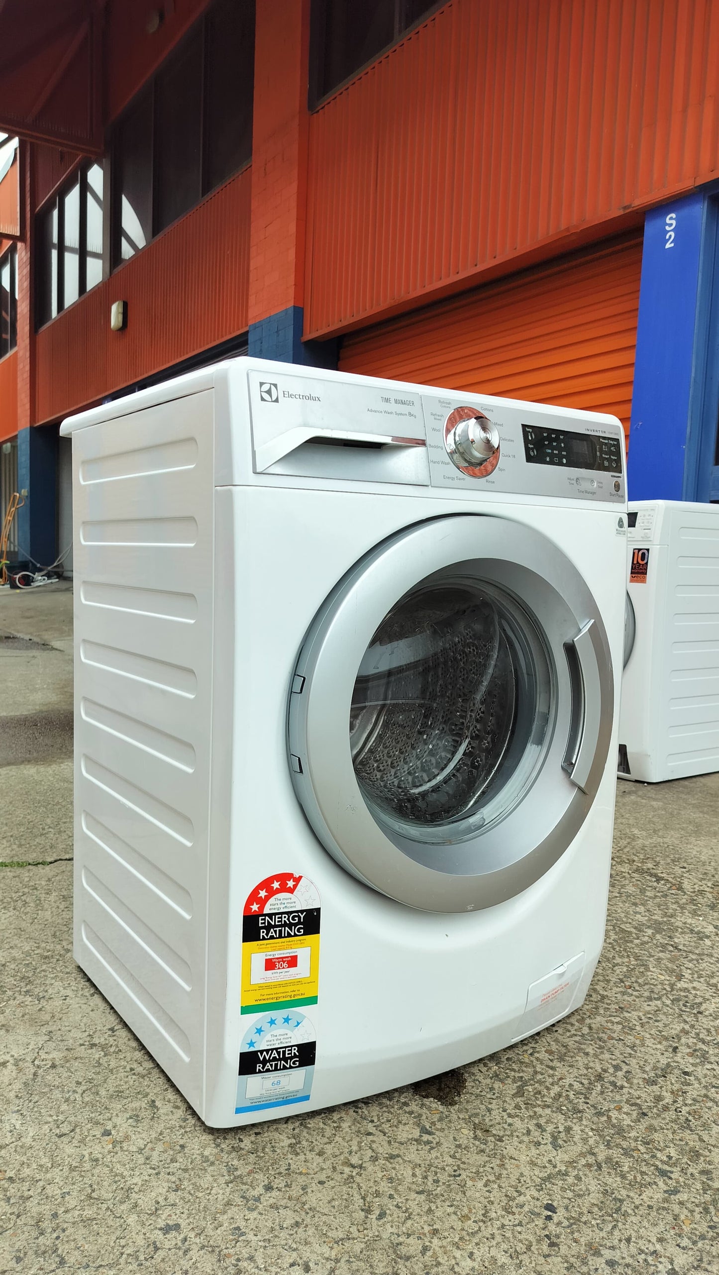 **ELECTROLUX 8 KGS FRONT LOADER WASHING MACHINE**