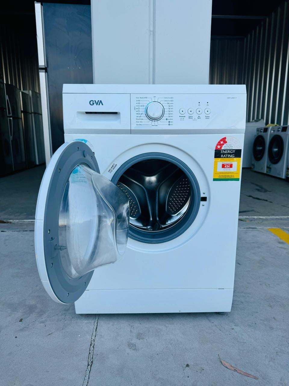 **GVA 6KGS FRONT LOADER WASHING MACHINE**