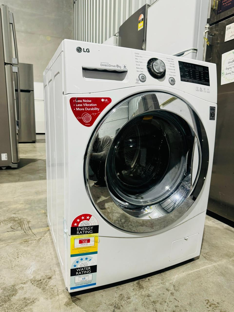 **LG 8KGS FRONT LOADER WASHING MACHINE**