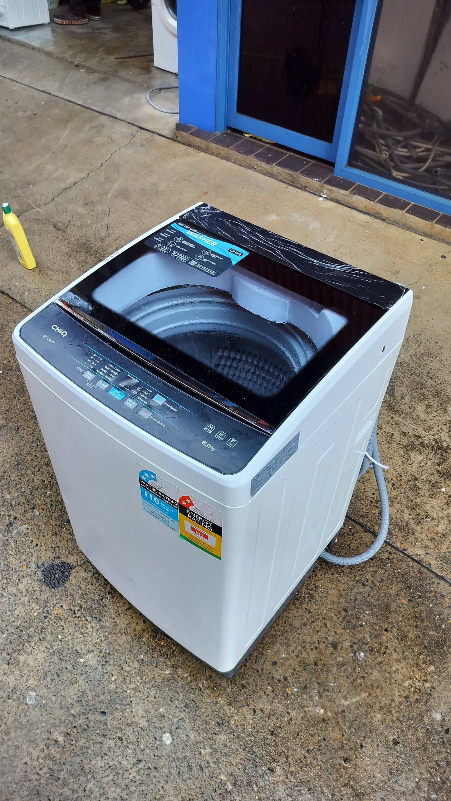 **CHIQ 8 KGS TOPLOADER WASHING MACHINE**