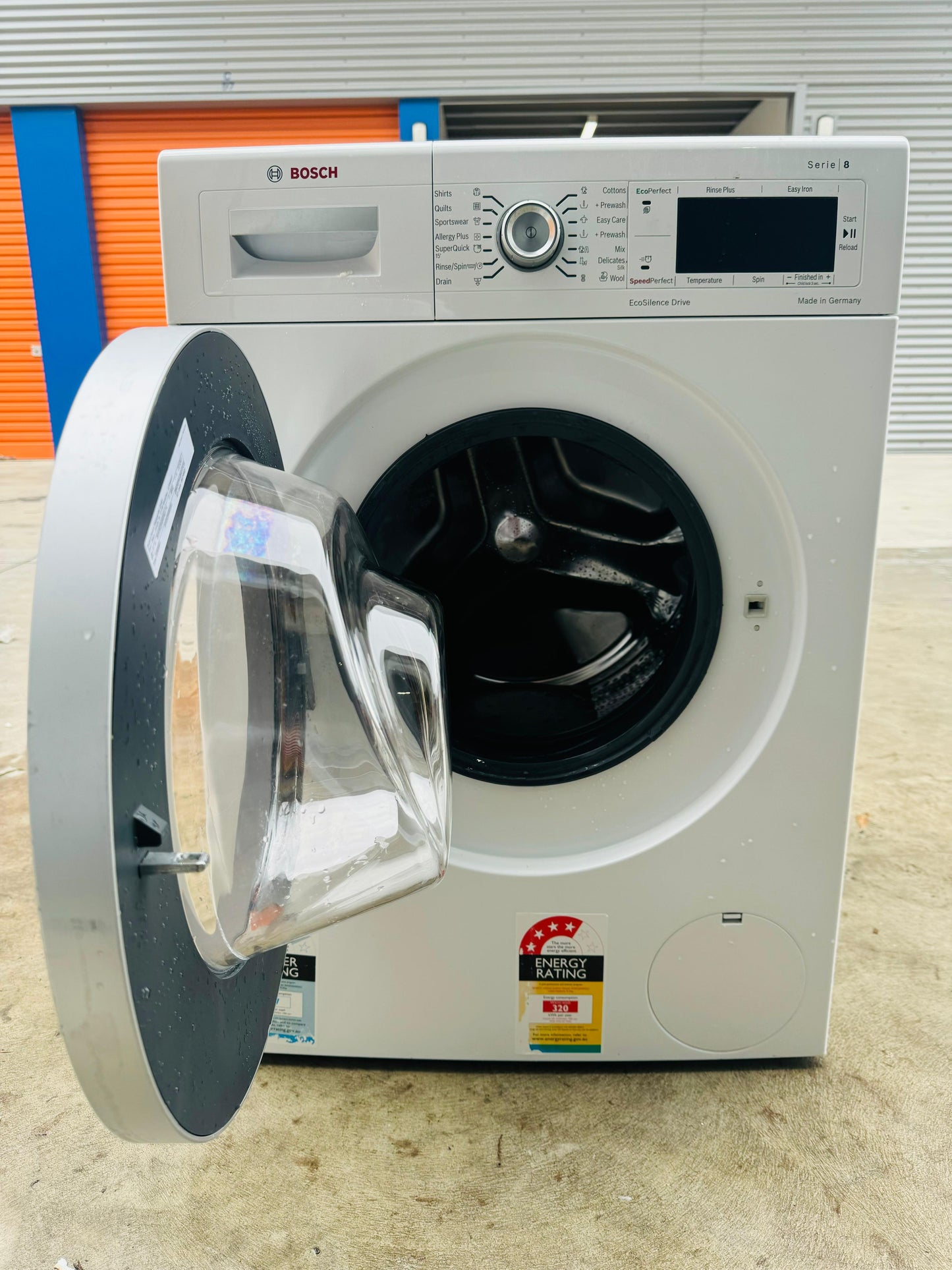 **BOSCH 8KGS FRONT LOADER WASHING MACHINE**