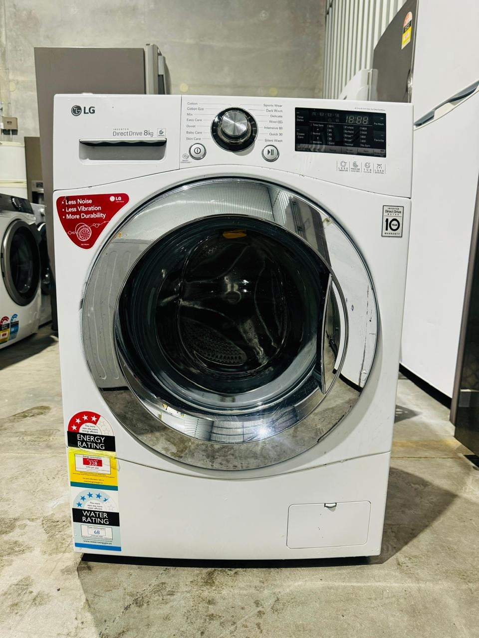 **LG 8KGS FRONT LOADER WASHING MACHINE**