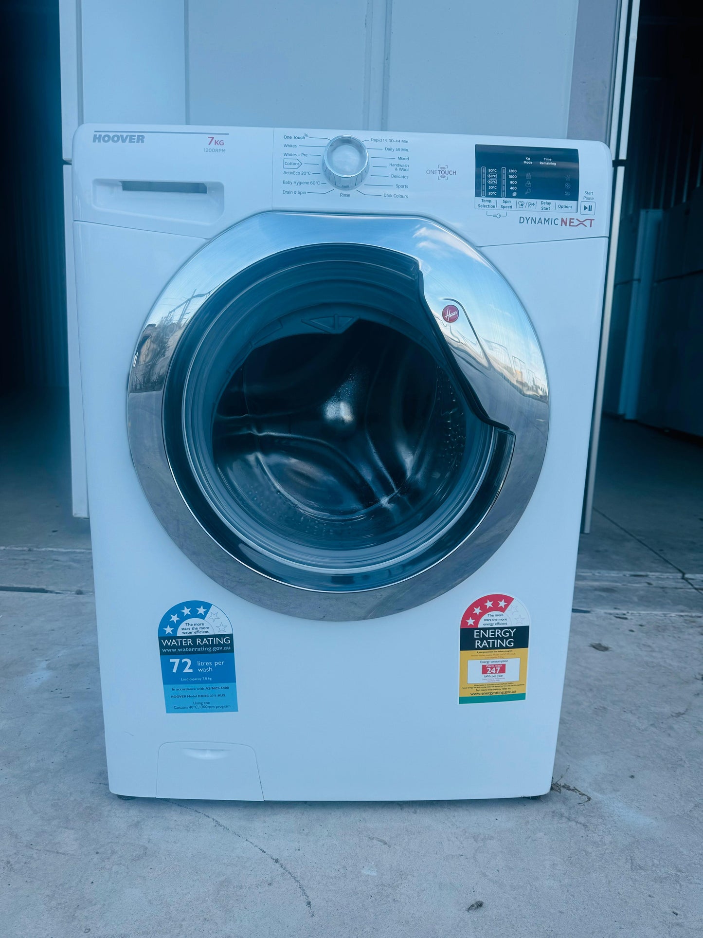 **HOOVER 7KGS FRONT LOADER WASHING MACHINE**