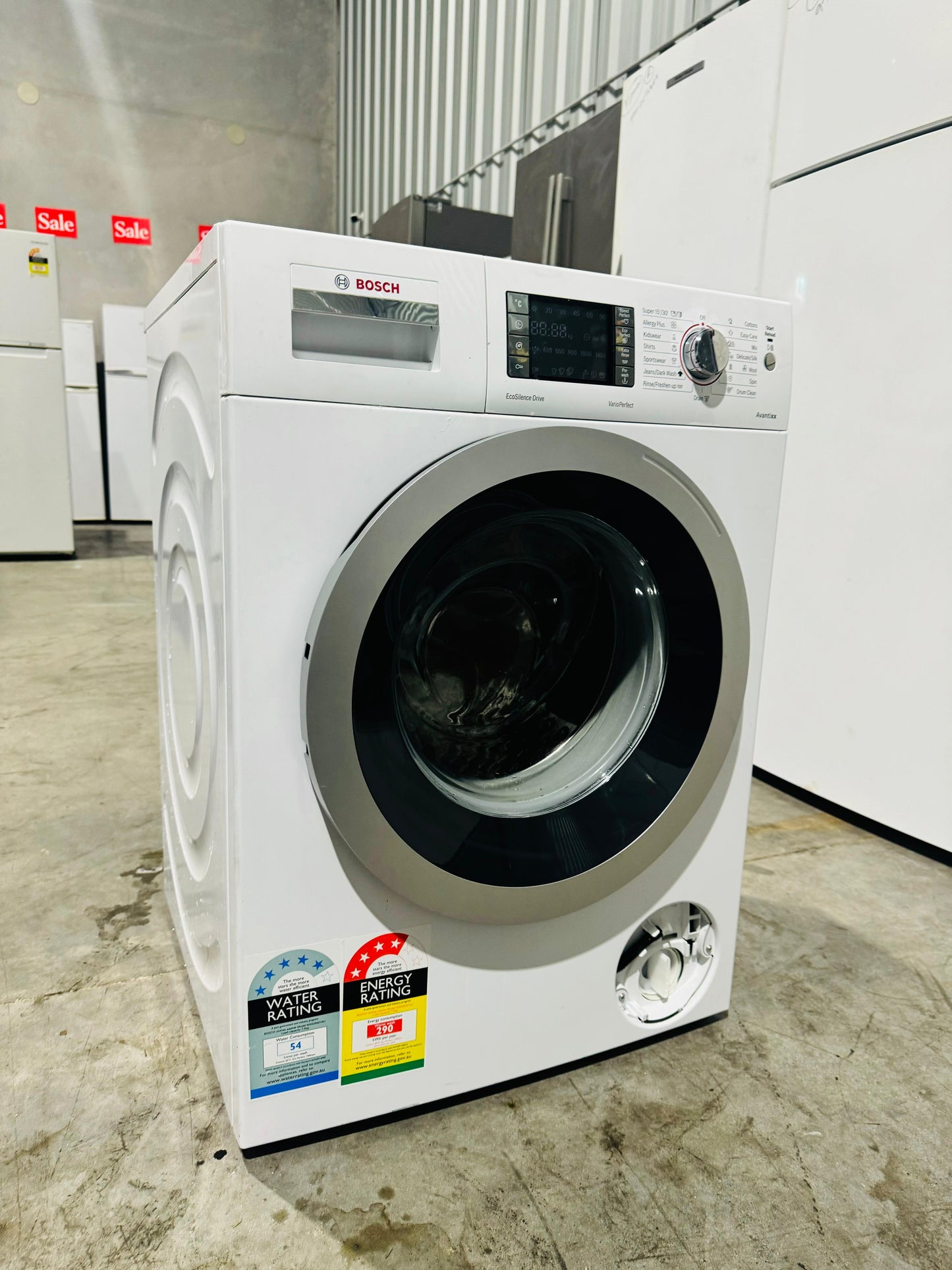 **BOSCH 7.5KGS FRONT LOADER WASHING MACHINE**