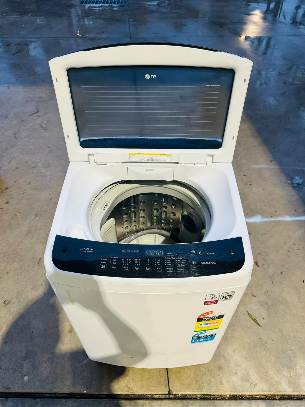 **LG 7.5 KGS TOP LOADER WASHING MACHINE**