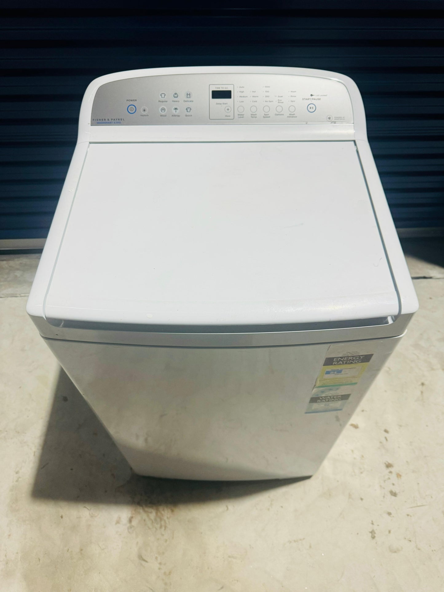 **FISHER & PAYKEL 8.5KGS TOP LOADER WASHING MACHINE**