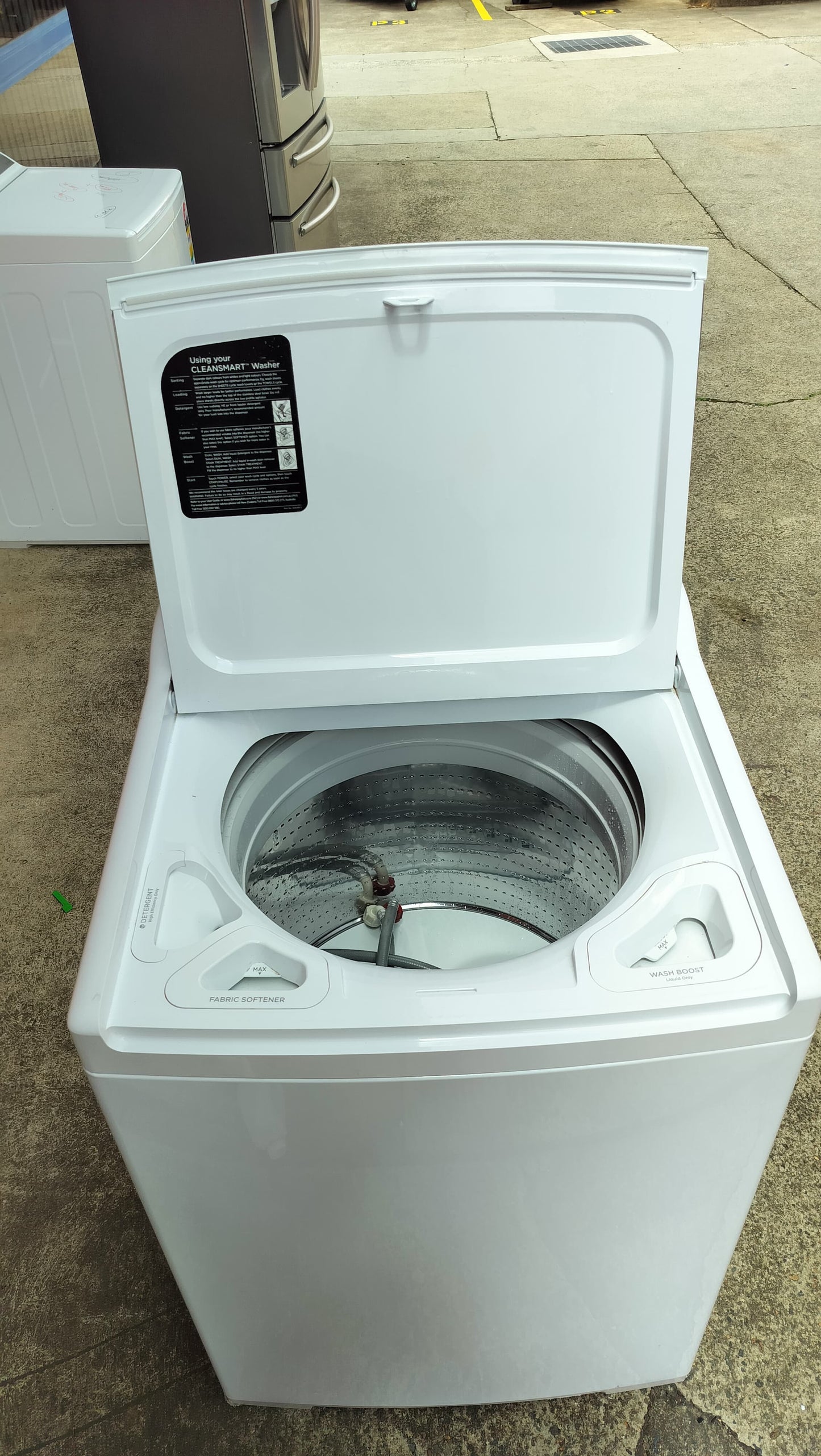 **FISHER & PAYKEL 10 KGS TOP LOADER WASHING MACHINE**