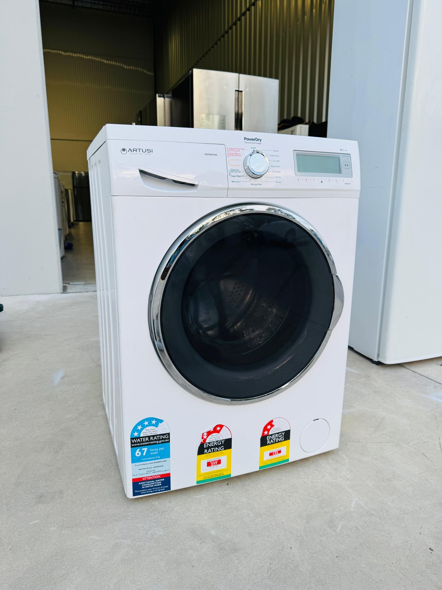 **ARTUSI 8 KGS WASHING MACHINE**