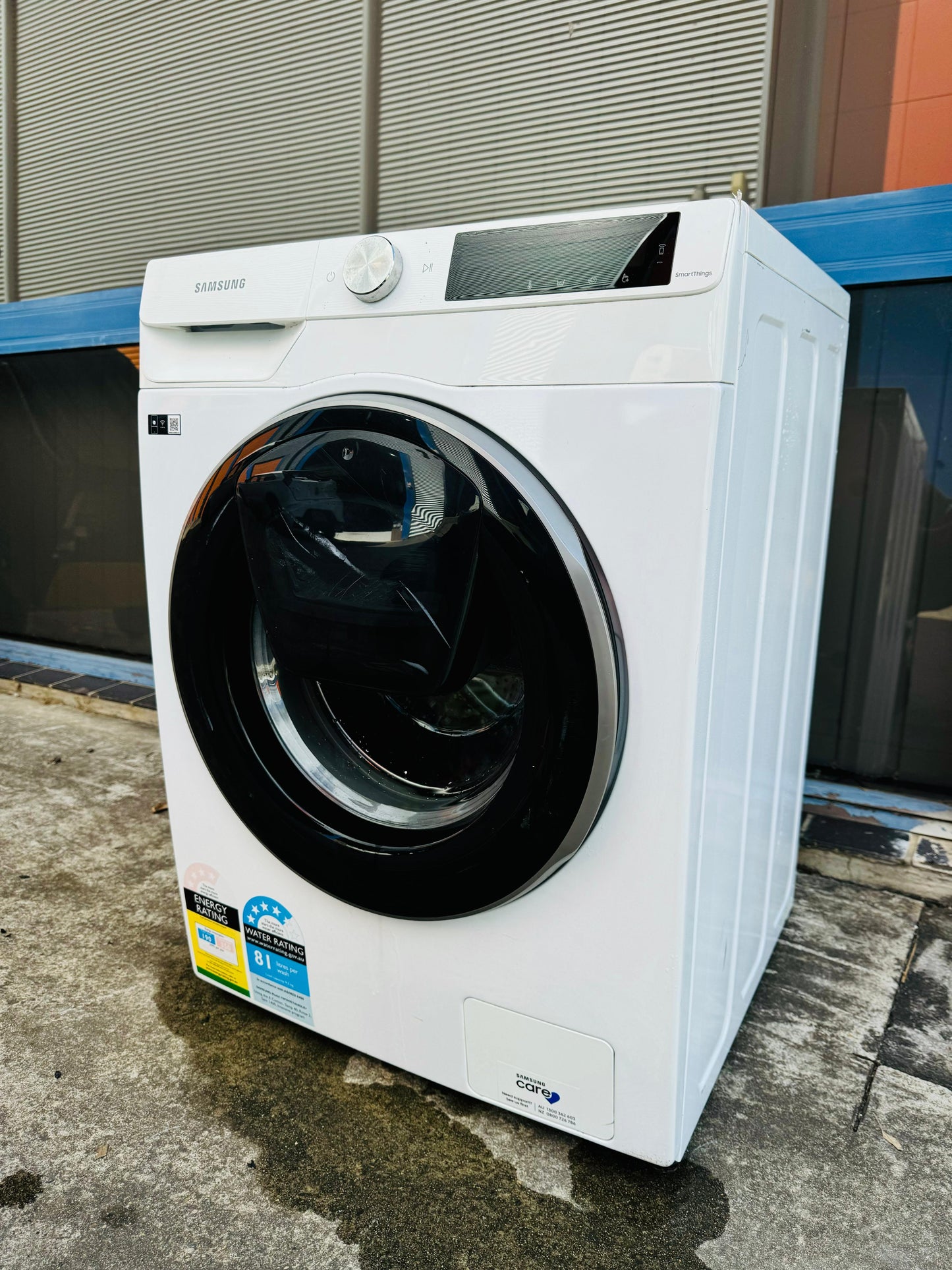 **SAMSUNG 9.5KGS FRONT LOADER WASHING MACHINE**