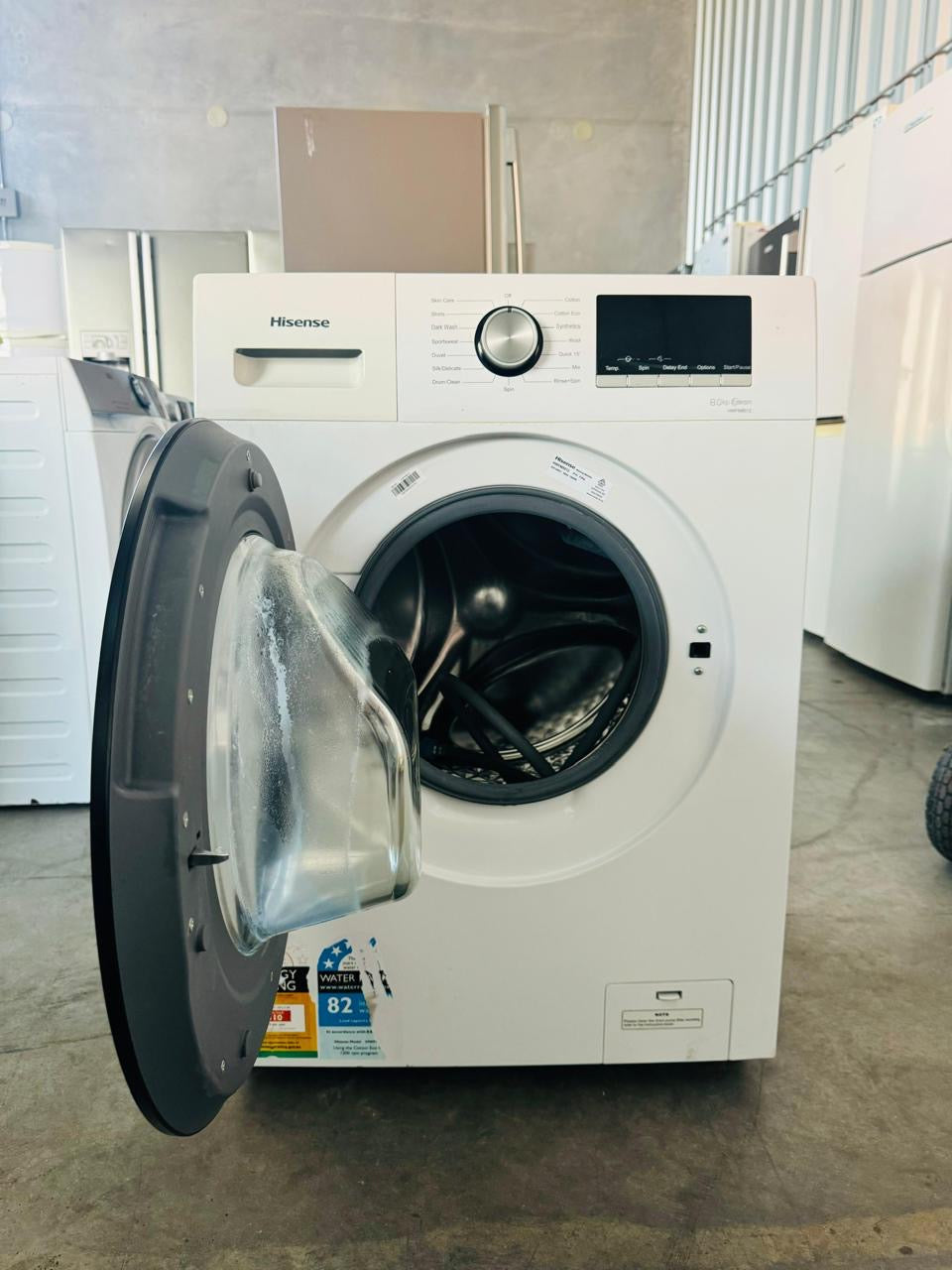 **HISENSE 8KGS FRONT LOADER WASHING MACHINE**