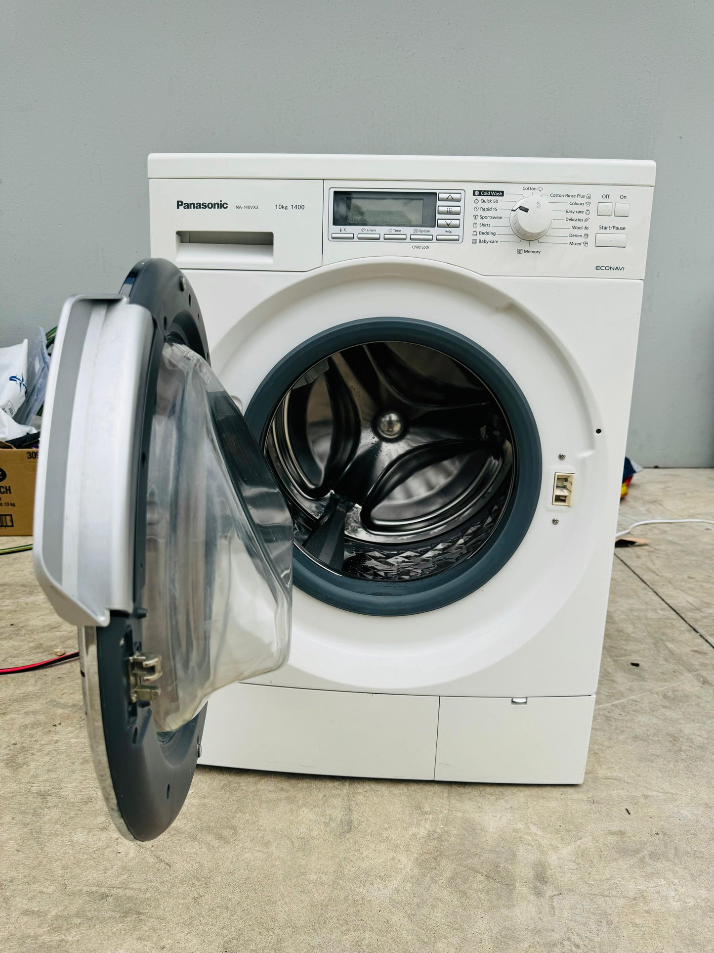 **PANASONIC 10KGS FRONT LOADER WASHING MACHINE**