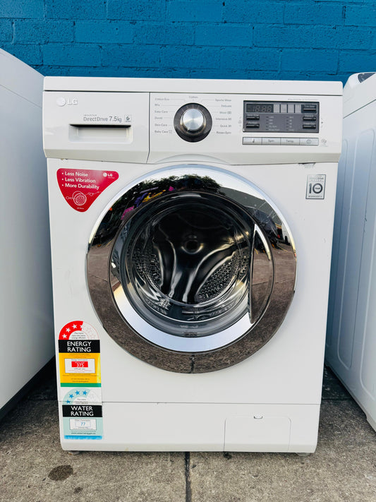 **LG 7.5KGS FRONT LOADER WASHING MACHINE**