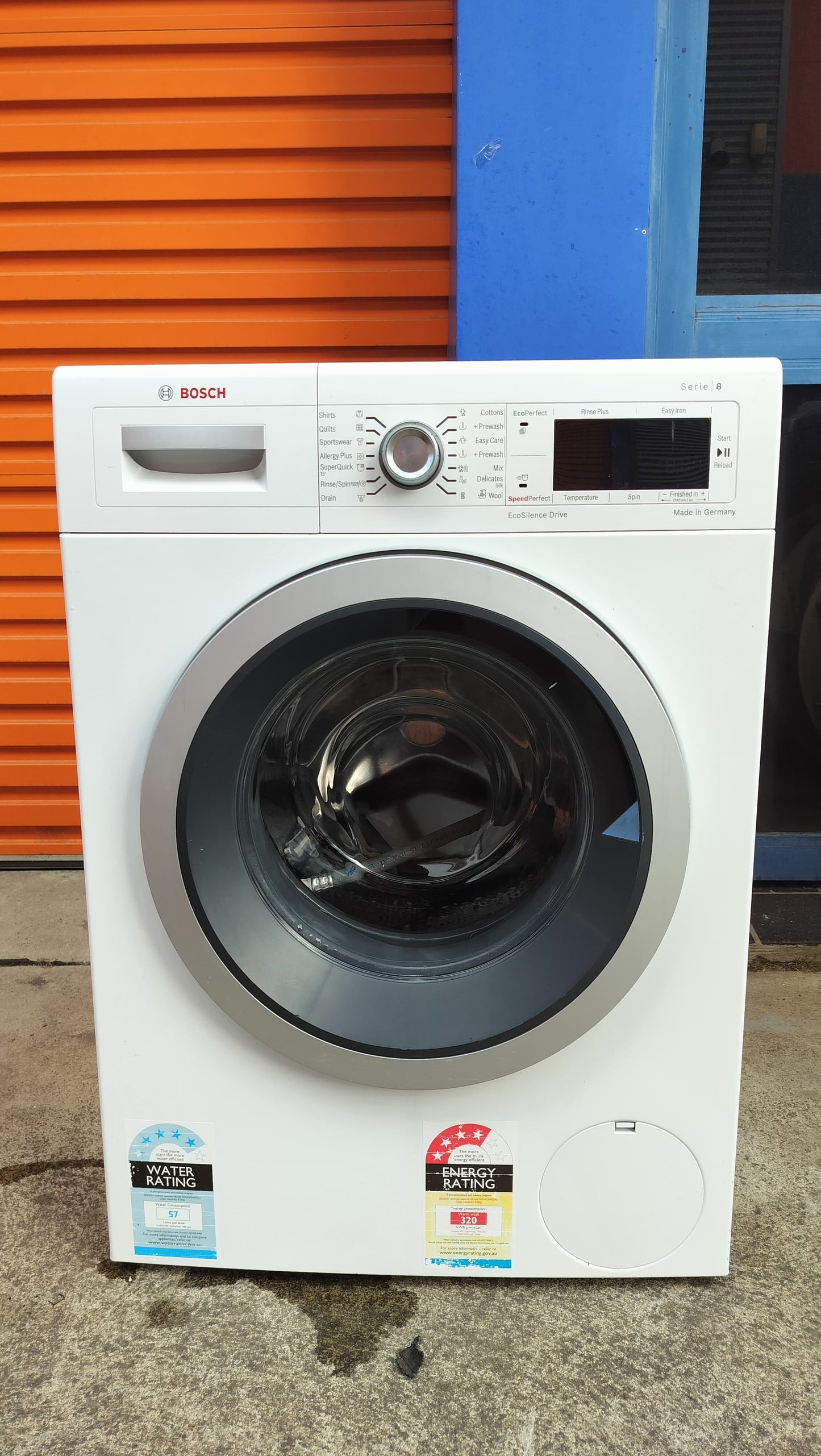 **BOSCH 8kg FRONT LOADER WASHING MACHINE**