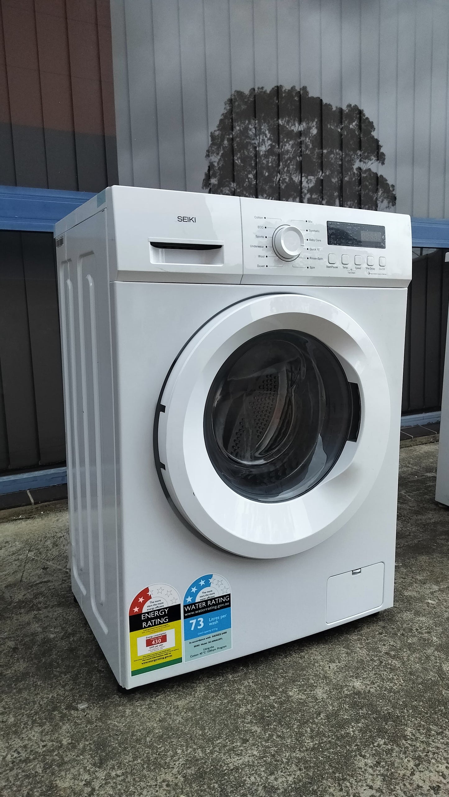 **SEKI 6 KGS FRONT LOADER WASHING MACHINE**