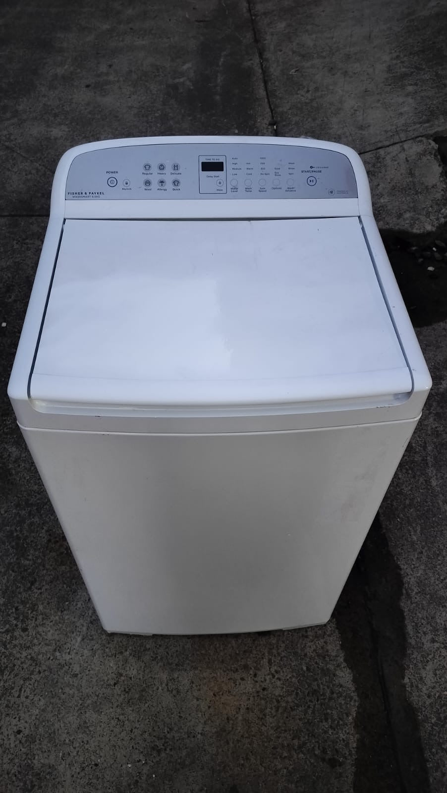 **FISHER & PAYKEL 8.5KGS TOP LOADER WASHING MACHINE**