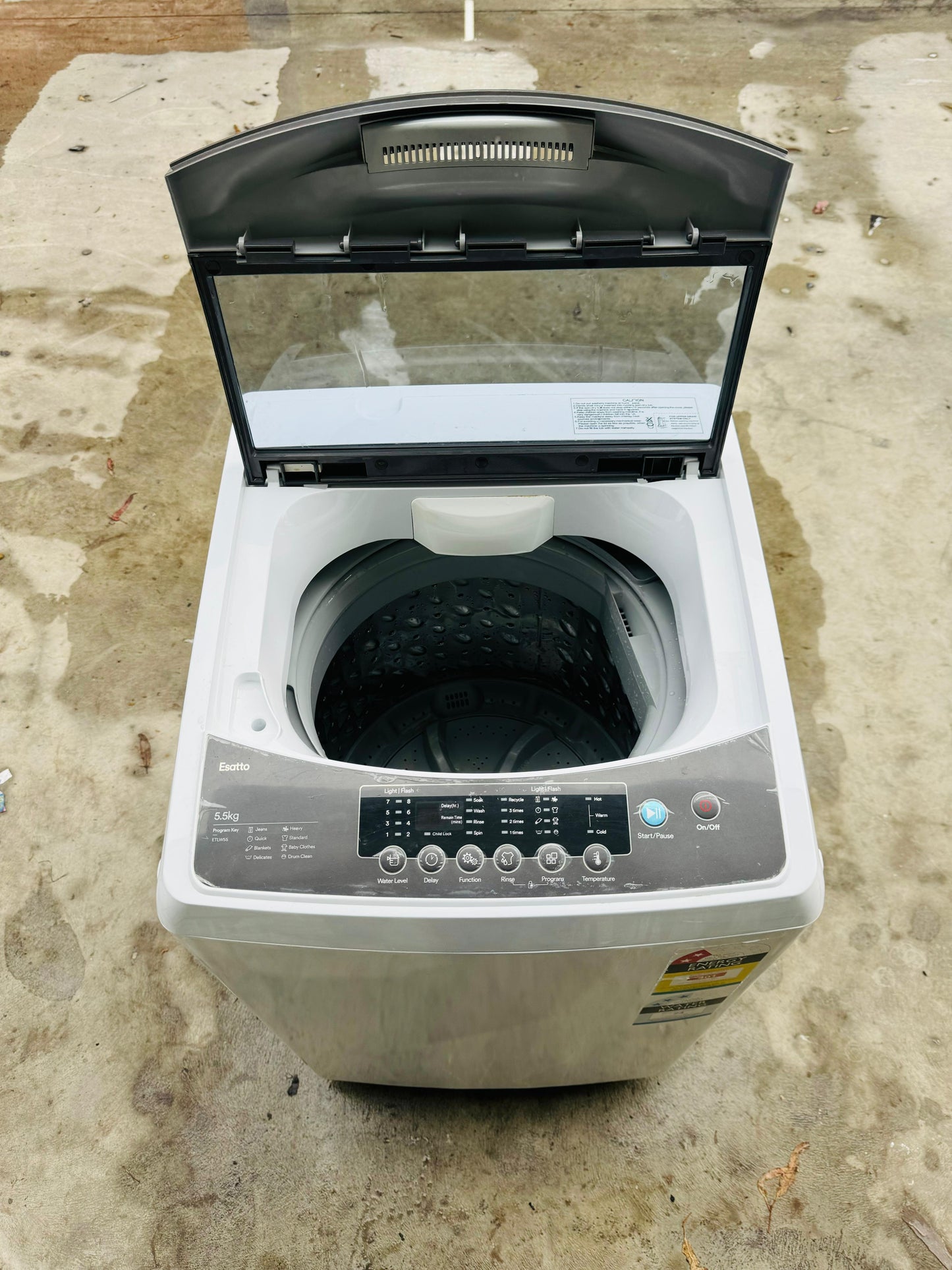 **ESATTO 5.5KGS TOP LOADER WASHING MACHINE**