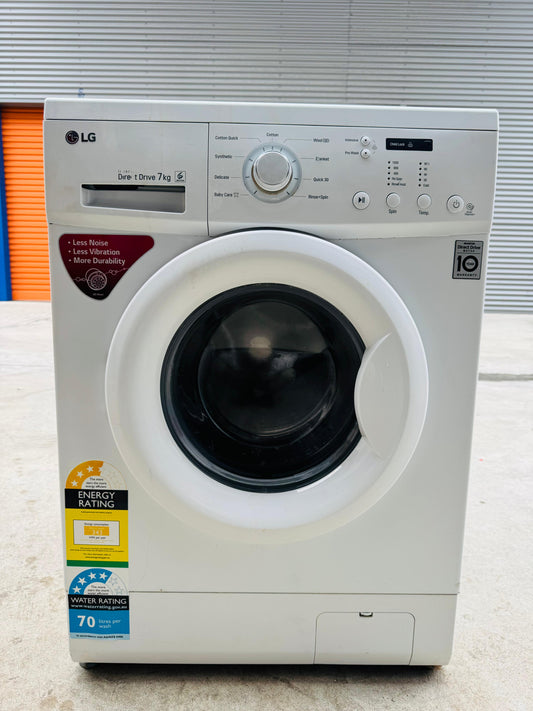 **LG 7KGS FRONT LOADER WASHING MACHINE**