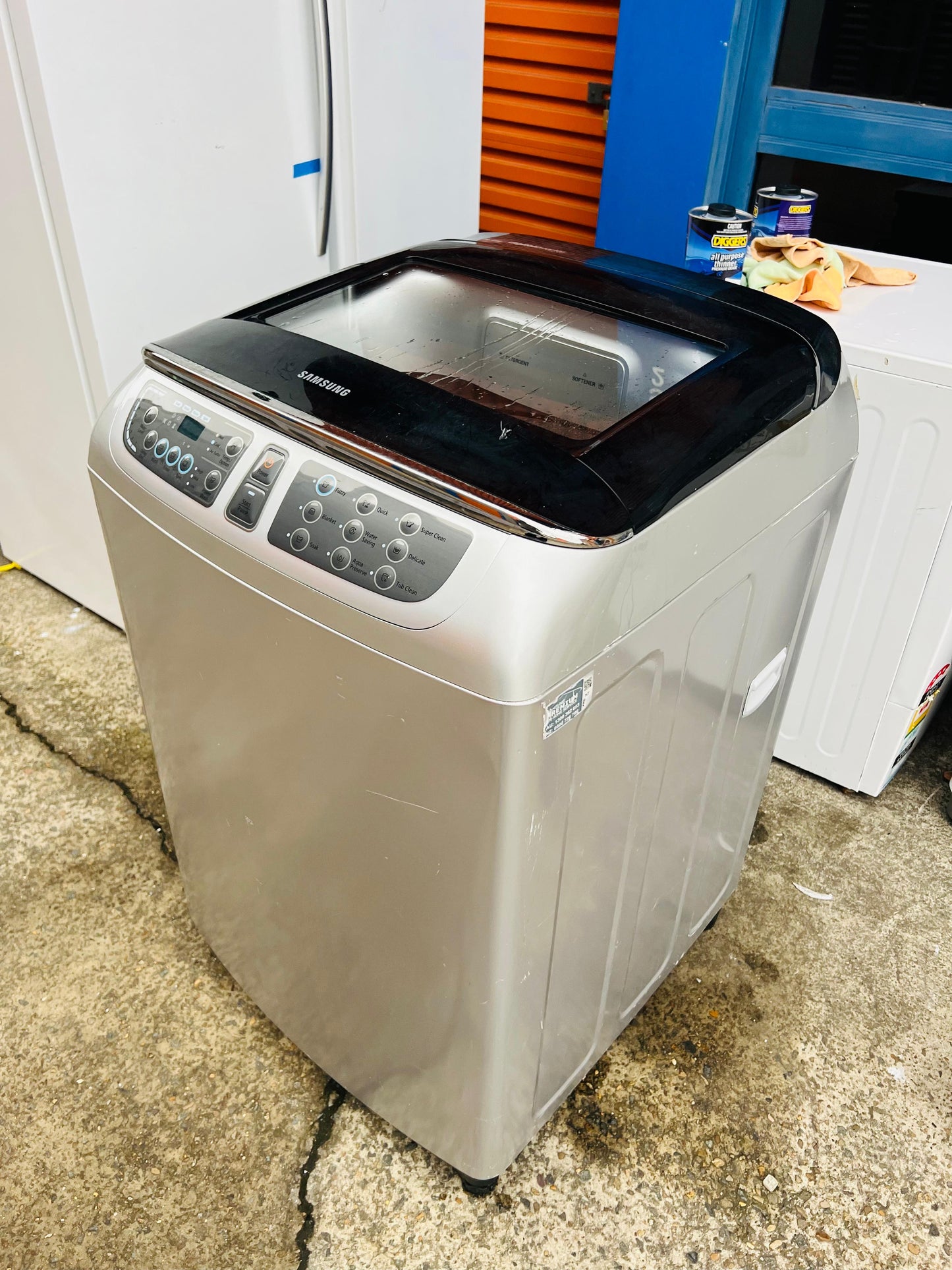 **SAMSUNG 8.5KGS TOP LOADER WASHING MACHINE**