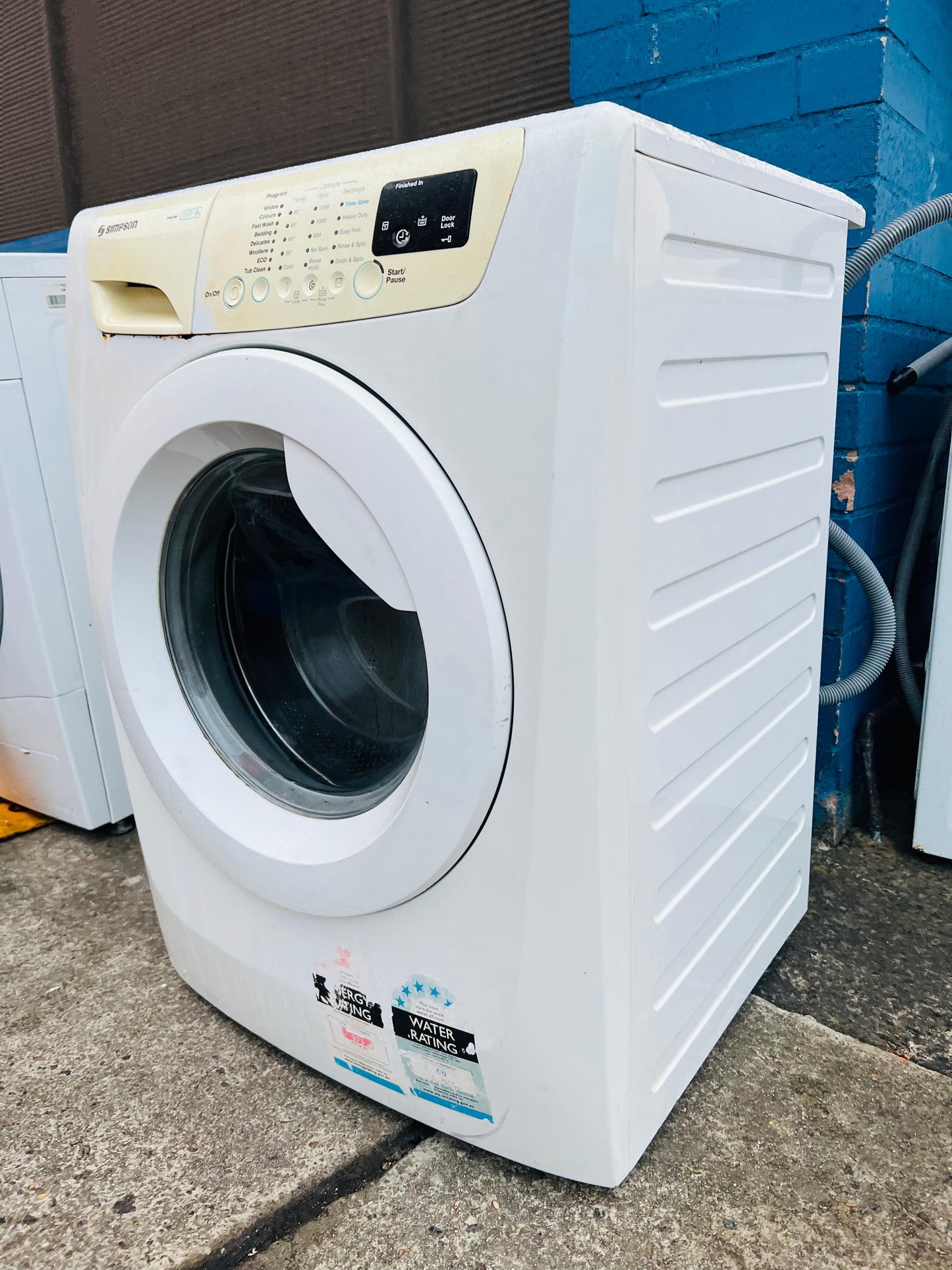 **SIMPSON 8KGS FRONT LOADER WASHING MACHINE**