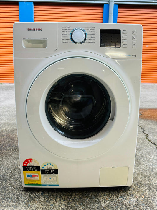 **SAMSUNG 7.5 KGS FRONT LOADER WASHING MACHINE**