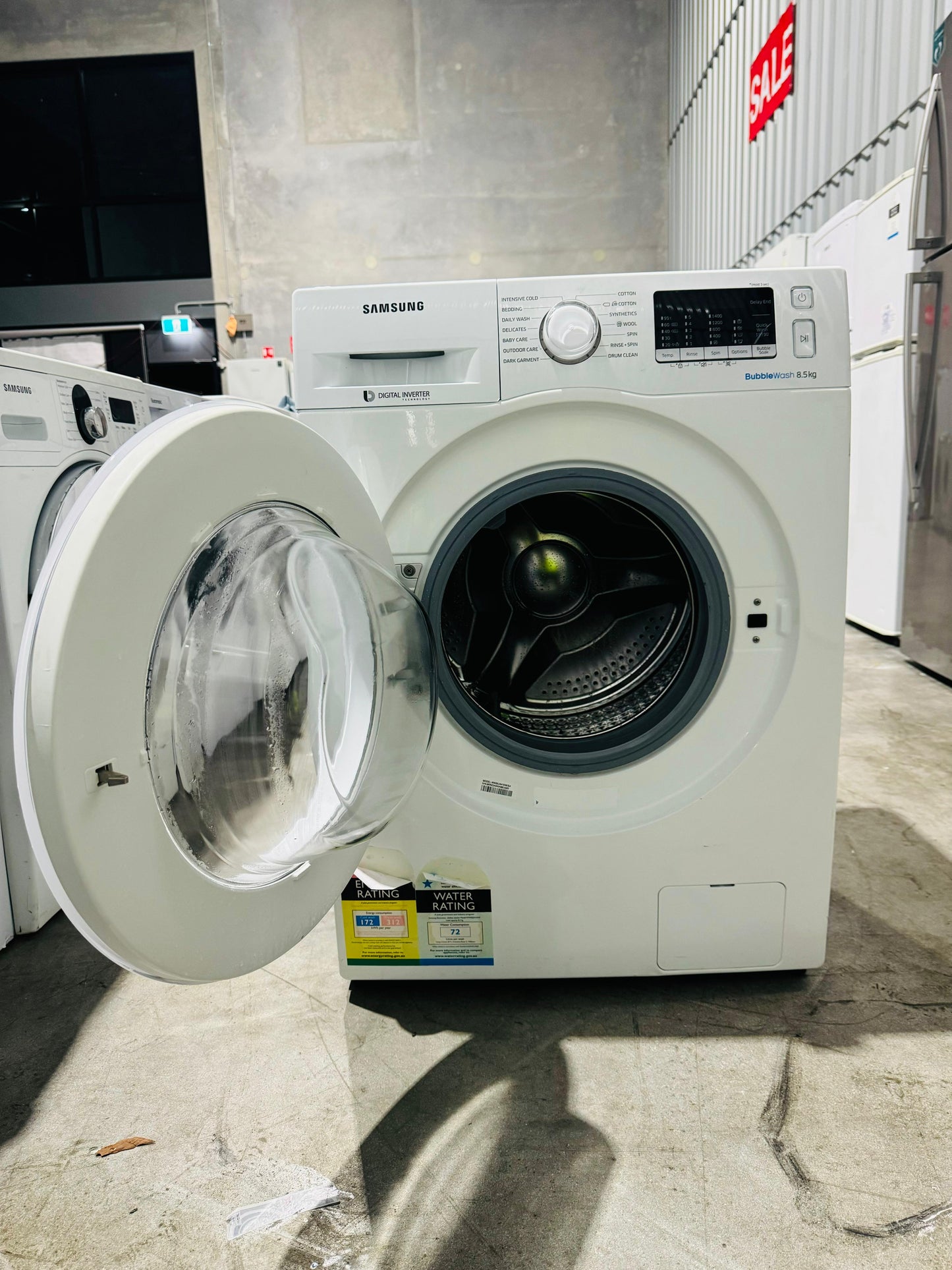 **SAMSUNG 8.5KGS FRONT LOADER WASHING MACHINE**