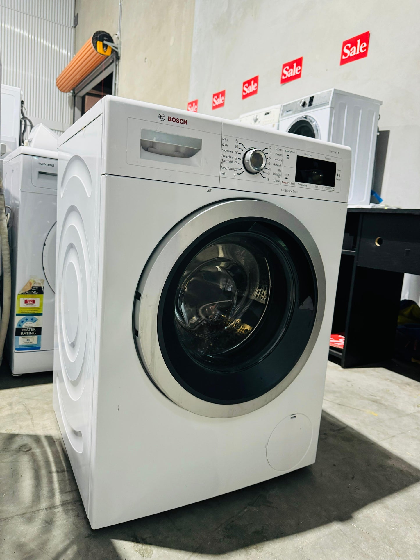 **BOSCH 8kg FRONT LOADER WASHING MACHINE**