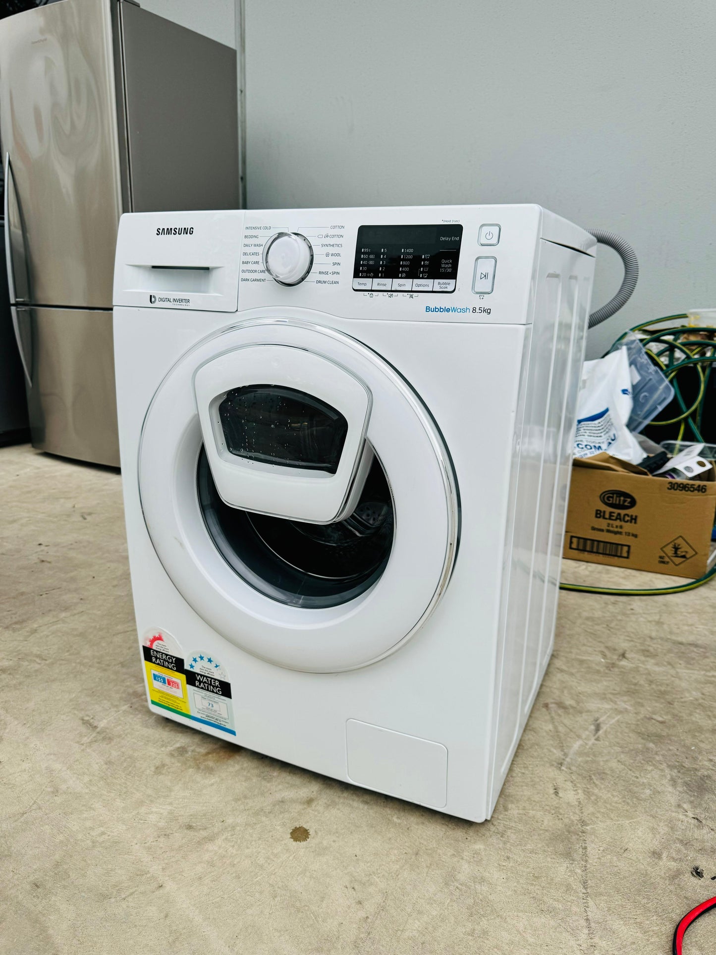 **SAMSUNG 8.5KGS FRONT LOADER WASHING MACHINE**