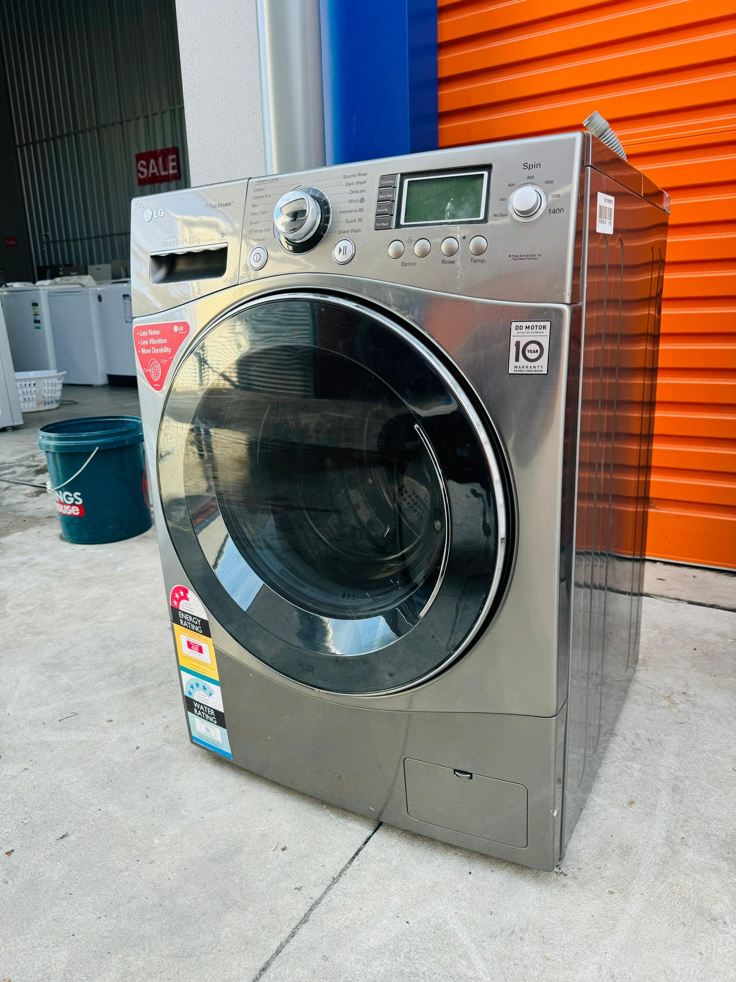 **LG 10KGS FRONT LOADER WASHING MACHINE**