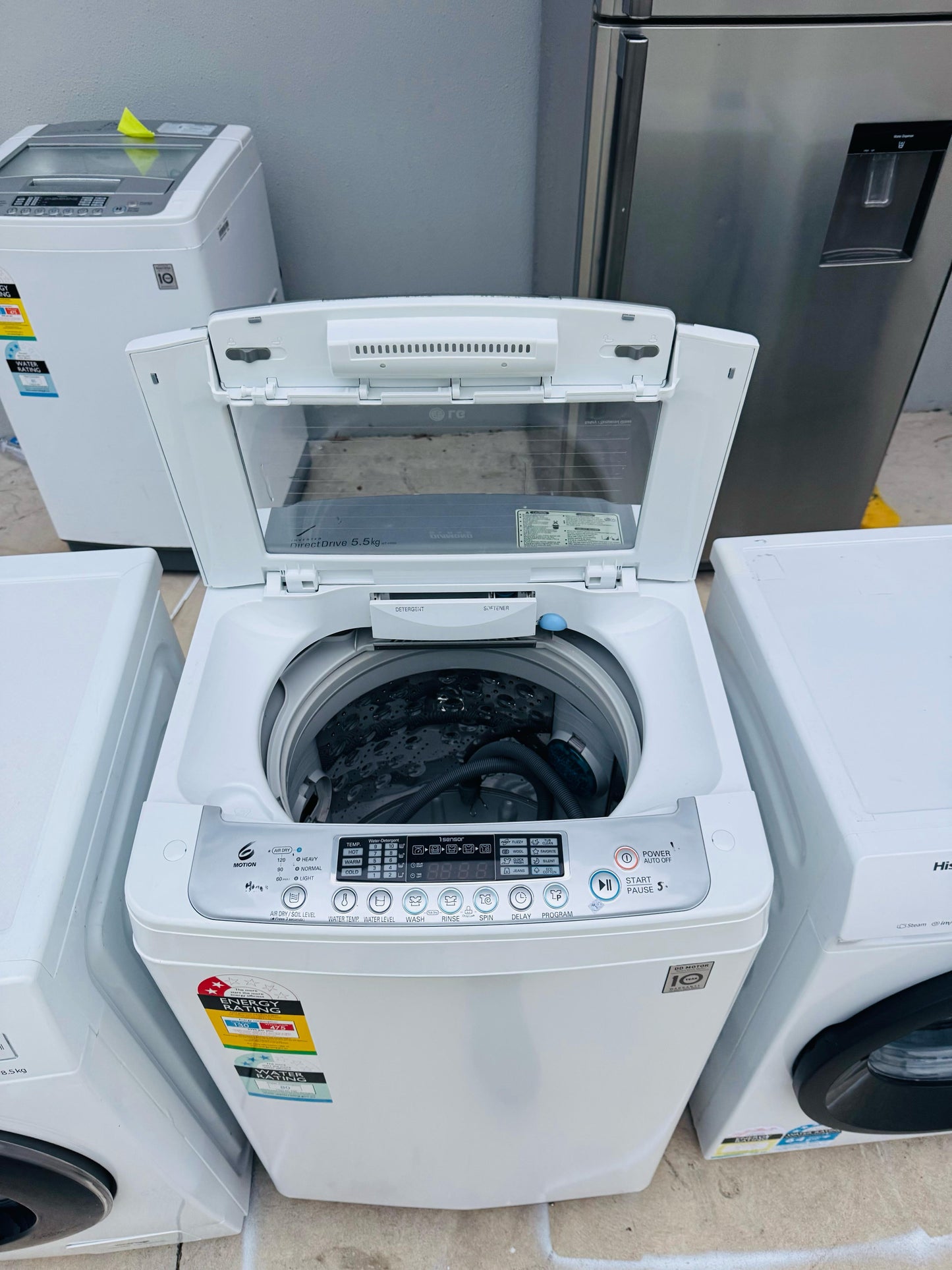 **LG 5.5KGS TOP LOADER WASHING MACHINE**